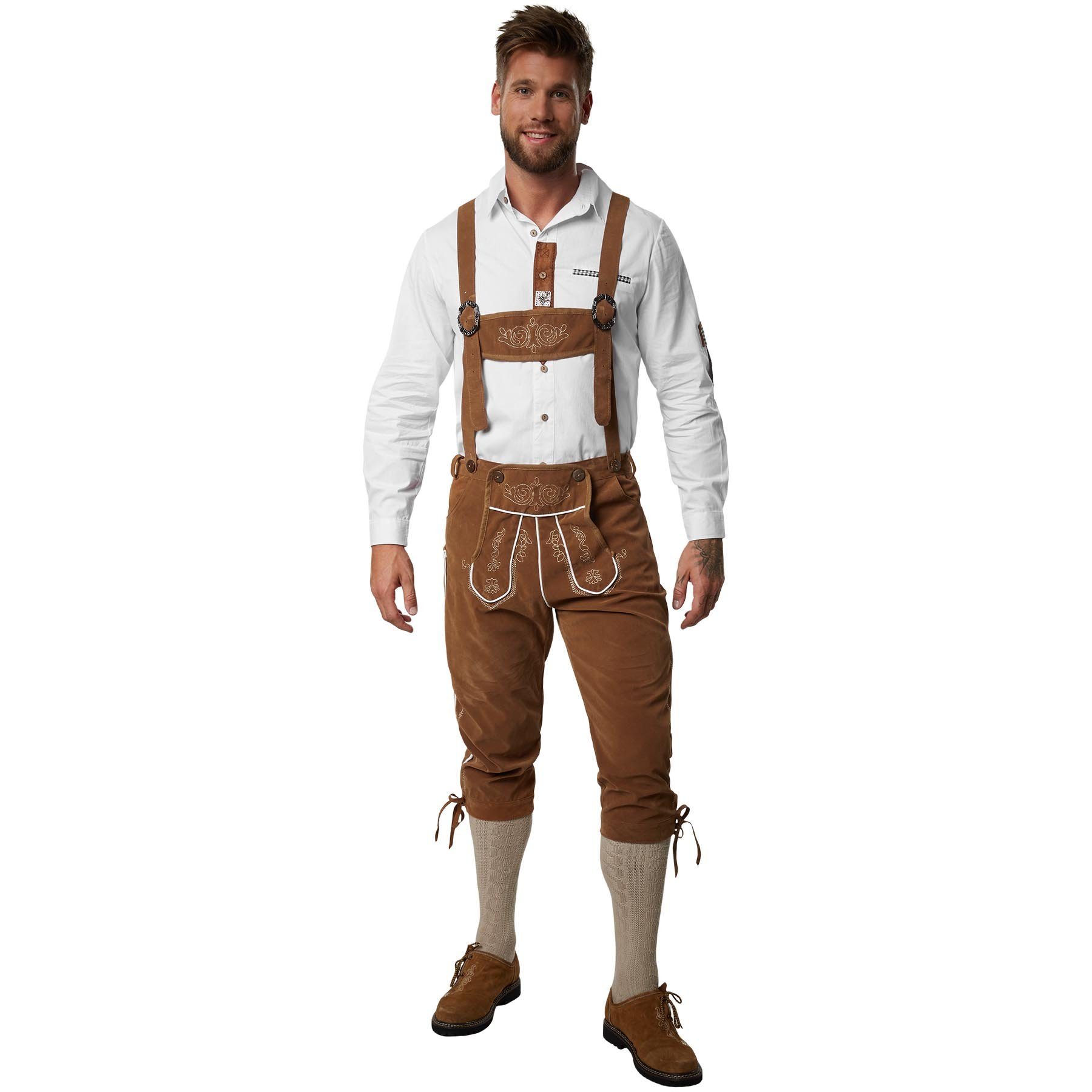 dressforfun Trachtenlederhose Lederhose Steigerwald günstig online kaufen