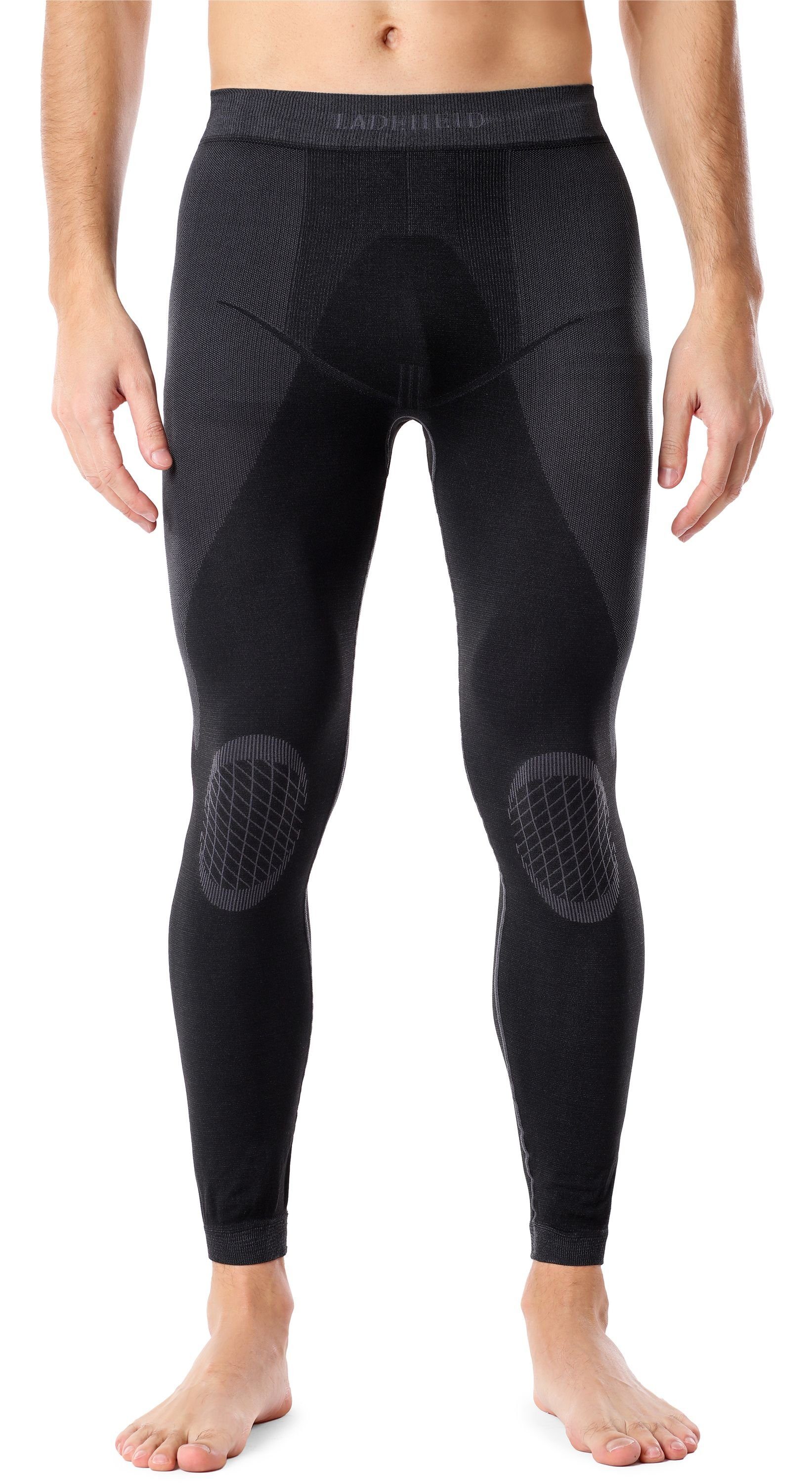 Ladeheid Funktionsunterhose Herren Funktionsunterwäsche lange Unterhose Thermoaktiv LAGI002 (1-St)