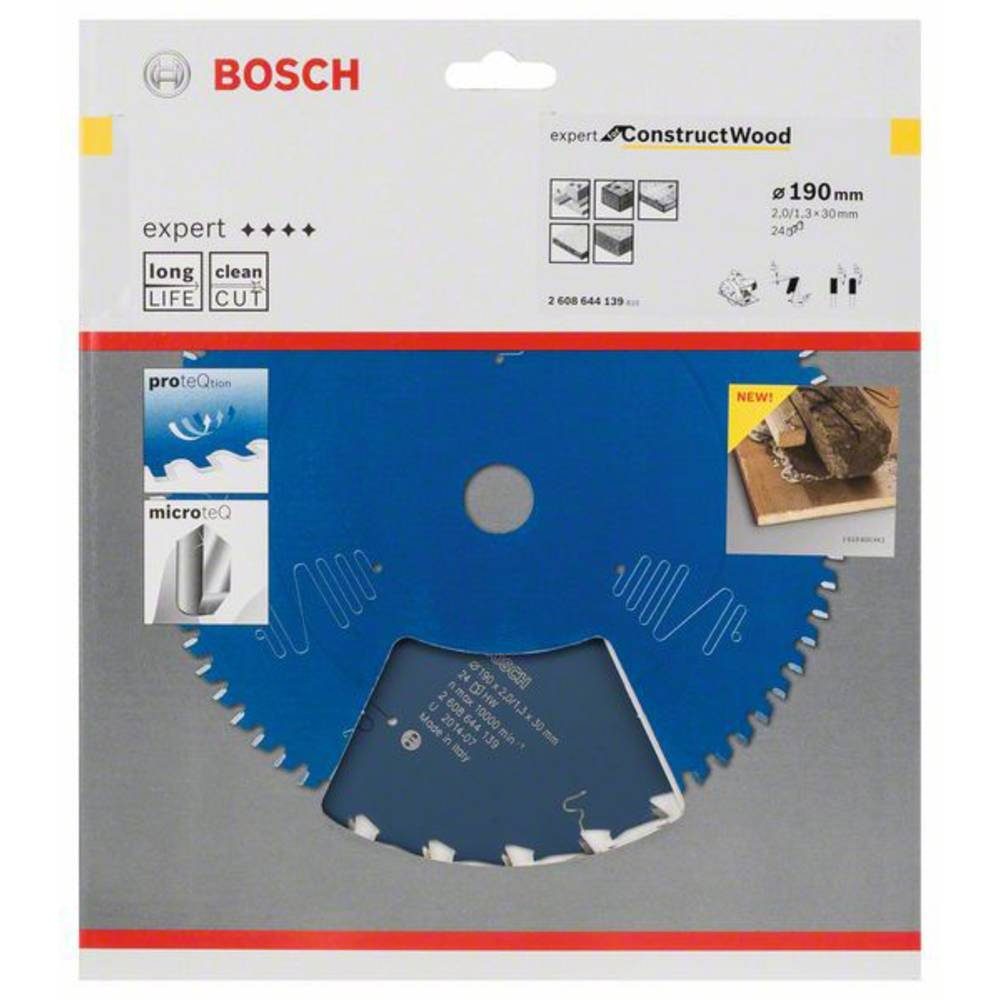 Thumbnail - BOSCH Kreissägeblatt Kreissägeblatt190 x 30 x 2.0 mm, 24