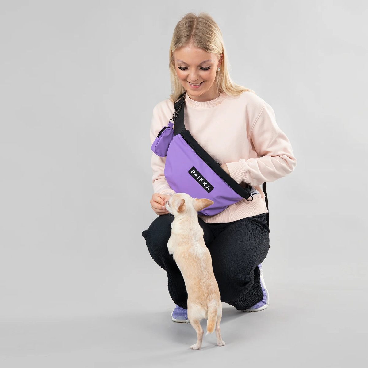 PAIKKA Gürteltasche Leckerlibeutel "Treat bag dark lila