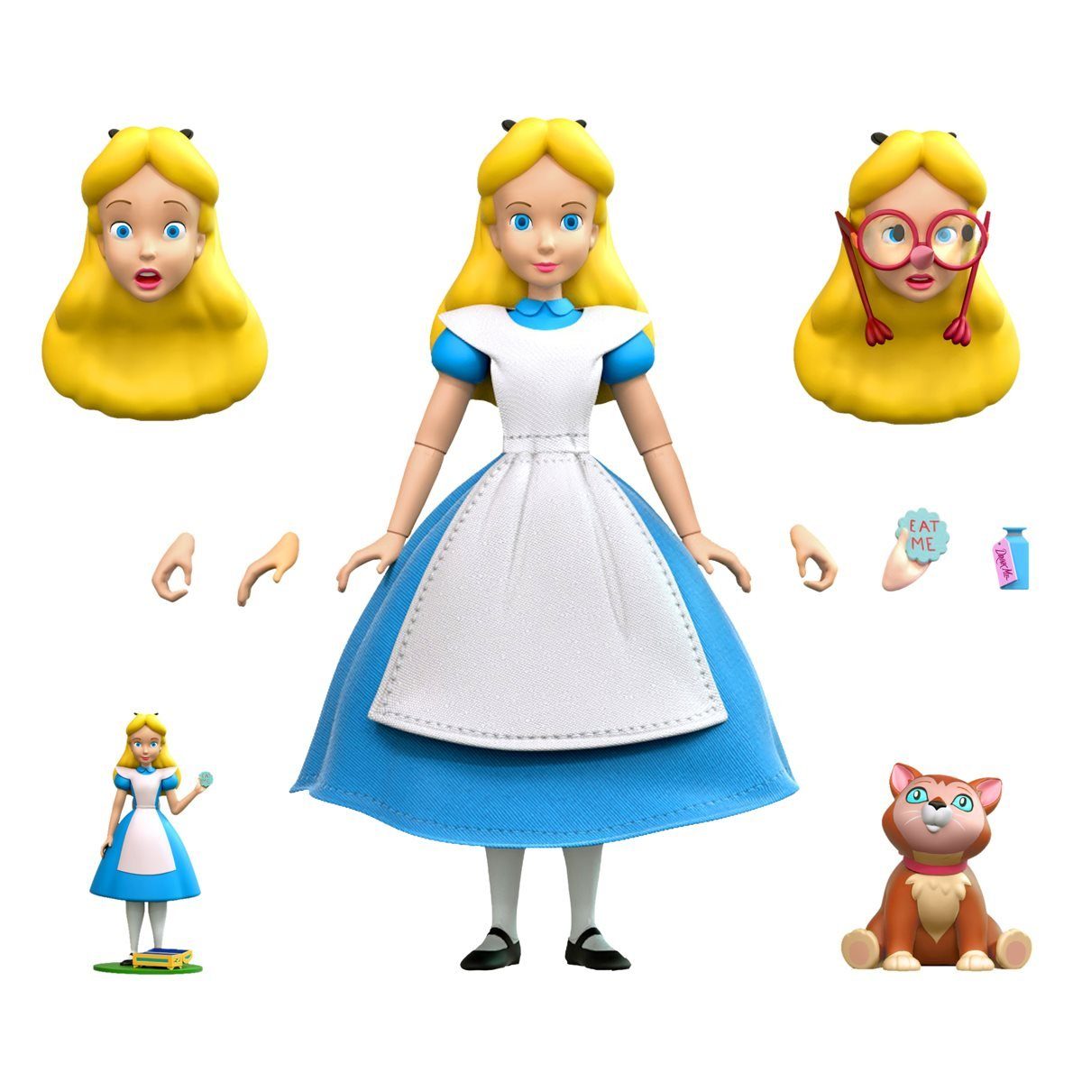 Super7 Actionfigur Disney Ultimates Alice in Wonderland Alice Actionfigur