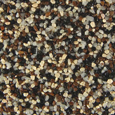 Terralith® Kunstharzputz Buntsteinputz Mosaikputz 2mm -15 kg- T73 (Eimer, Verarbeitungsfertig) Dekorationsputz aus Marmor-Granulat bzw. eingefärbter Körnung mit einem Reinacrylat als Bindemittel