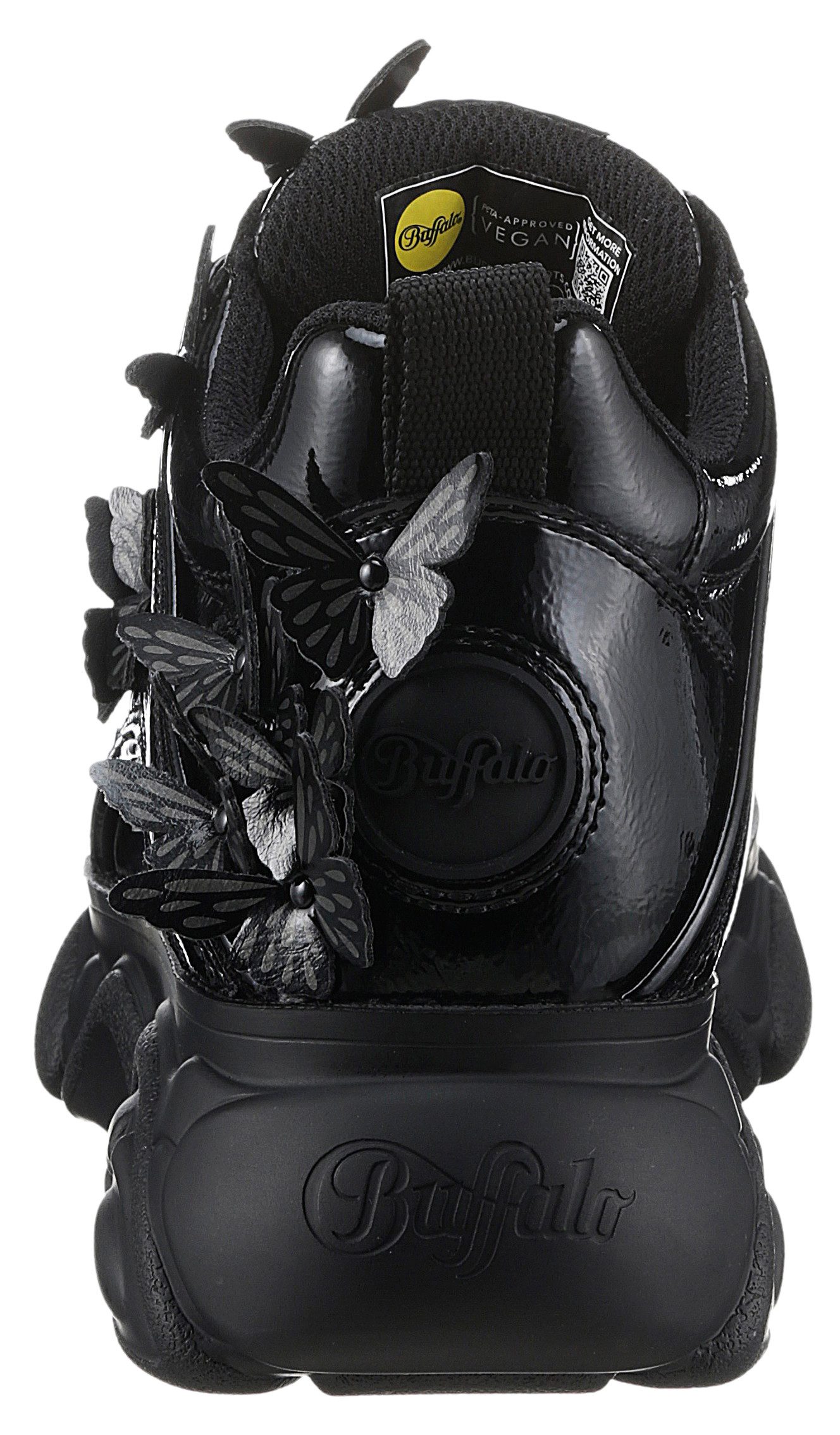 Buffalo CORIN BUTTERFLIES Plateausneaker, Freizeitschuh, Halbschuh, Schnürs günstig online kaufen