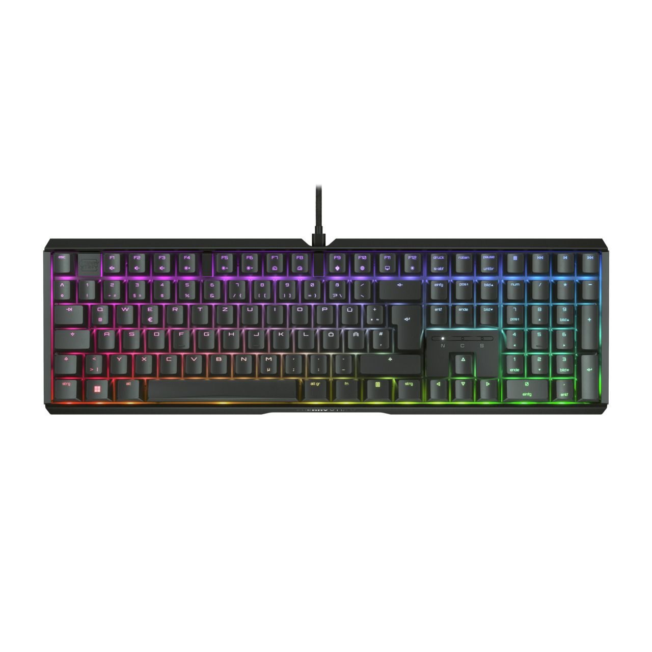 Cherry Xtrfy MX 3.1 RGB BLACK / DE Gaming-Tastatur (Konfigurierbare Beleuchtung)