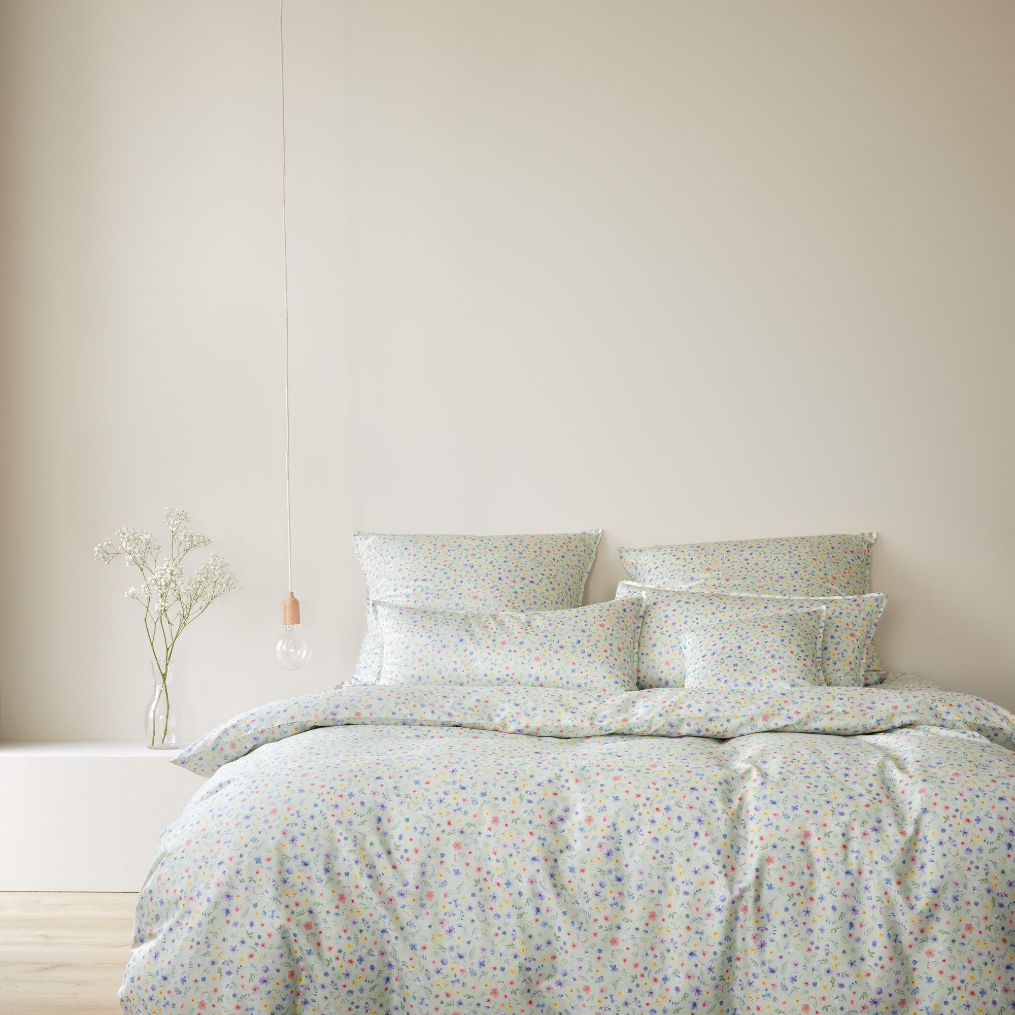 Elegante Bettwäsche Beauties, Mako-Satin, 2 teilig, angenehmes Hautgefühl