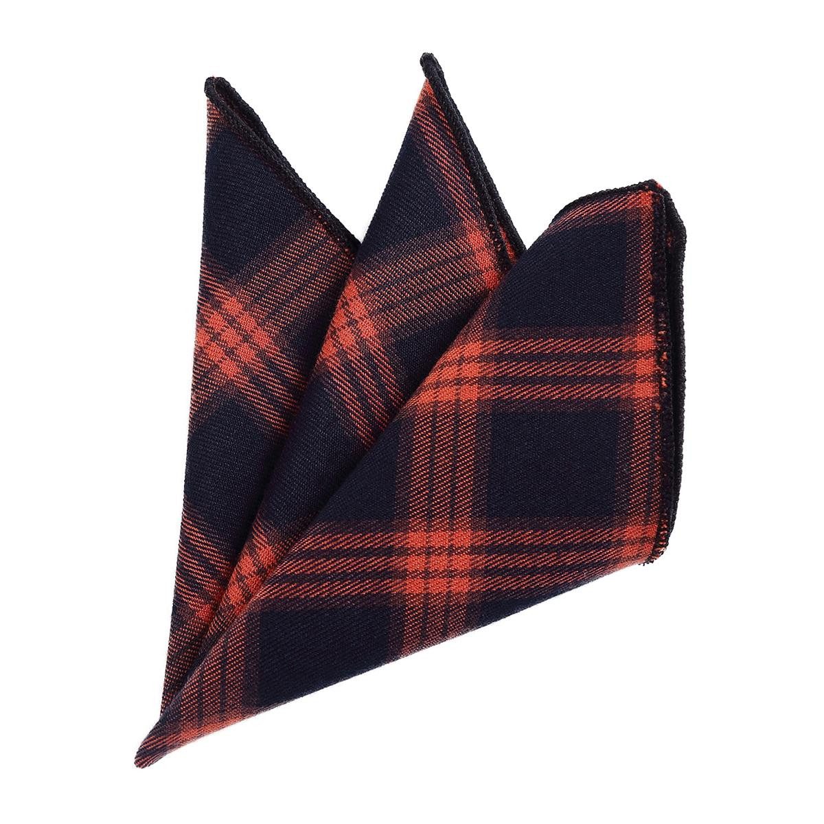 DonDon Einstecktuch DonDon Herren Hanky Einstecktuch kariert, (Packung, 1-St. Packung), vorgefaltet, kariert, Baumwolle