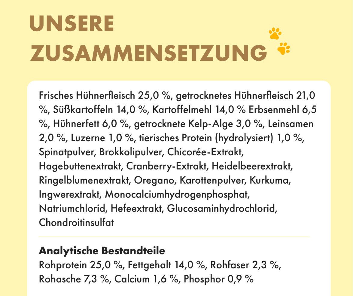 Irish Pure Irish Pure - Freiland-Huhn Senior - getreidefreies Trockenfutter, Trockenfutter für: Hunde