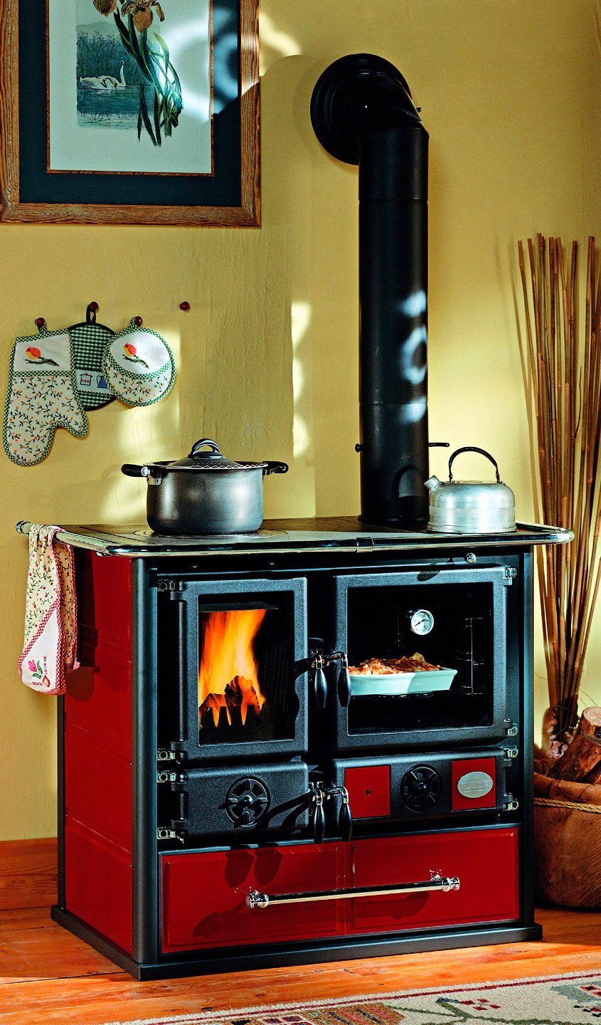 La Nordica Festbrennstoffherd »ROSA«, 6,5 kW, Zeitbrand