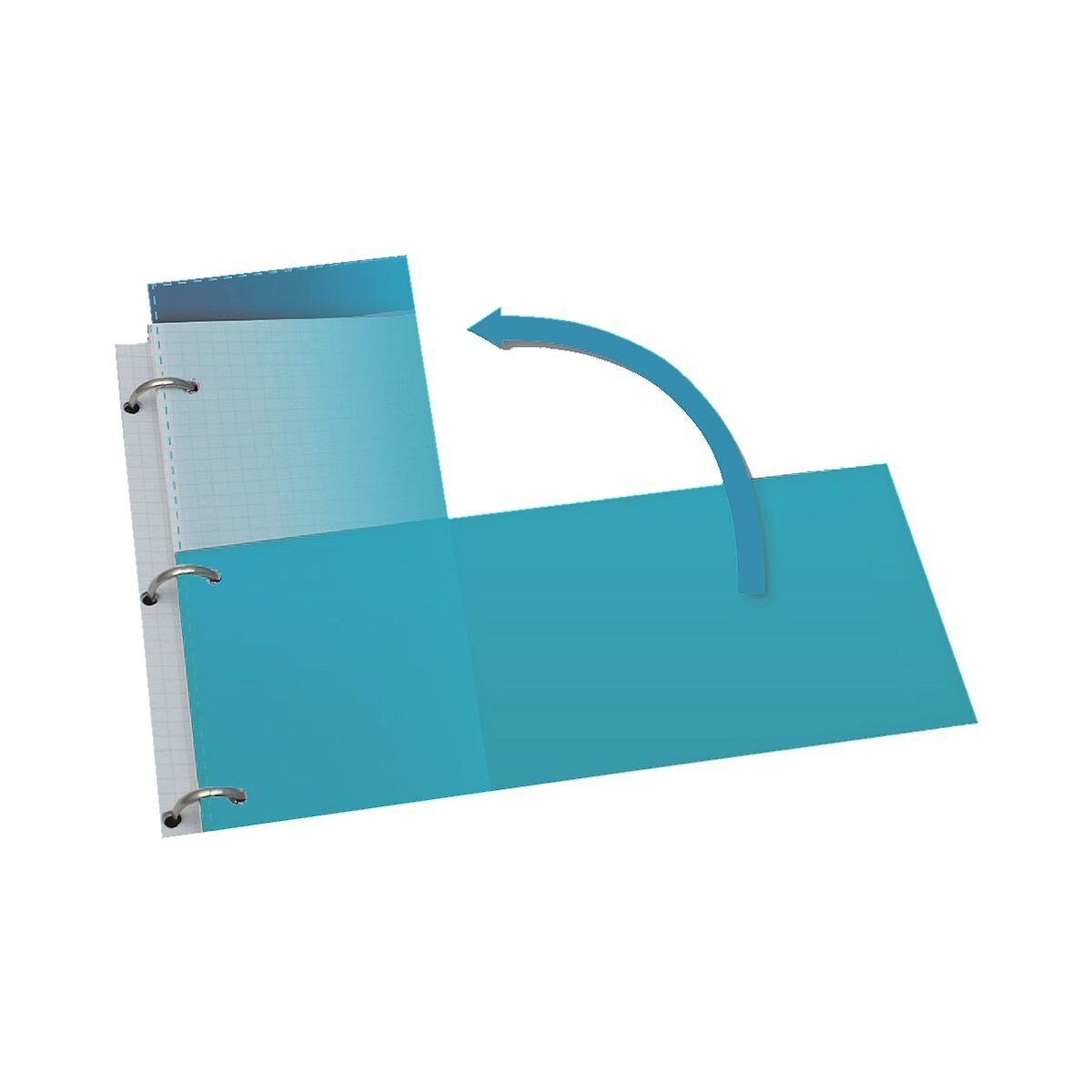 OXFORD Abheftstreifen DUO, Recycling-Karton, Rechteck 24/10,5 cm, 2-fach/ 3-fach Lochung