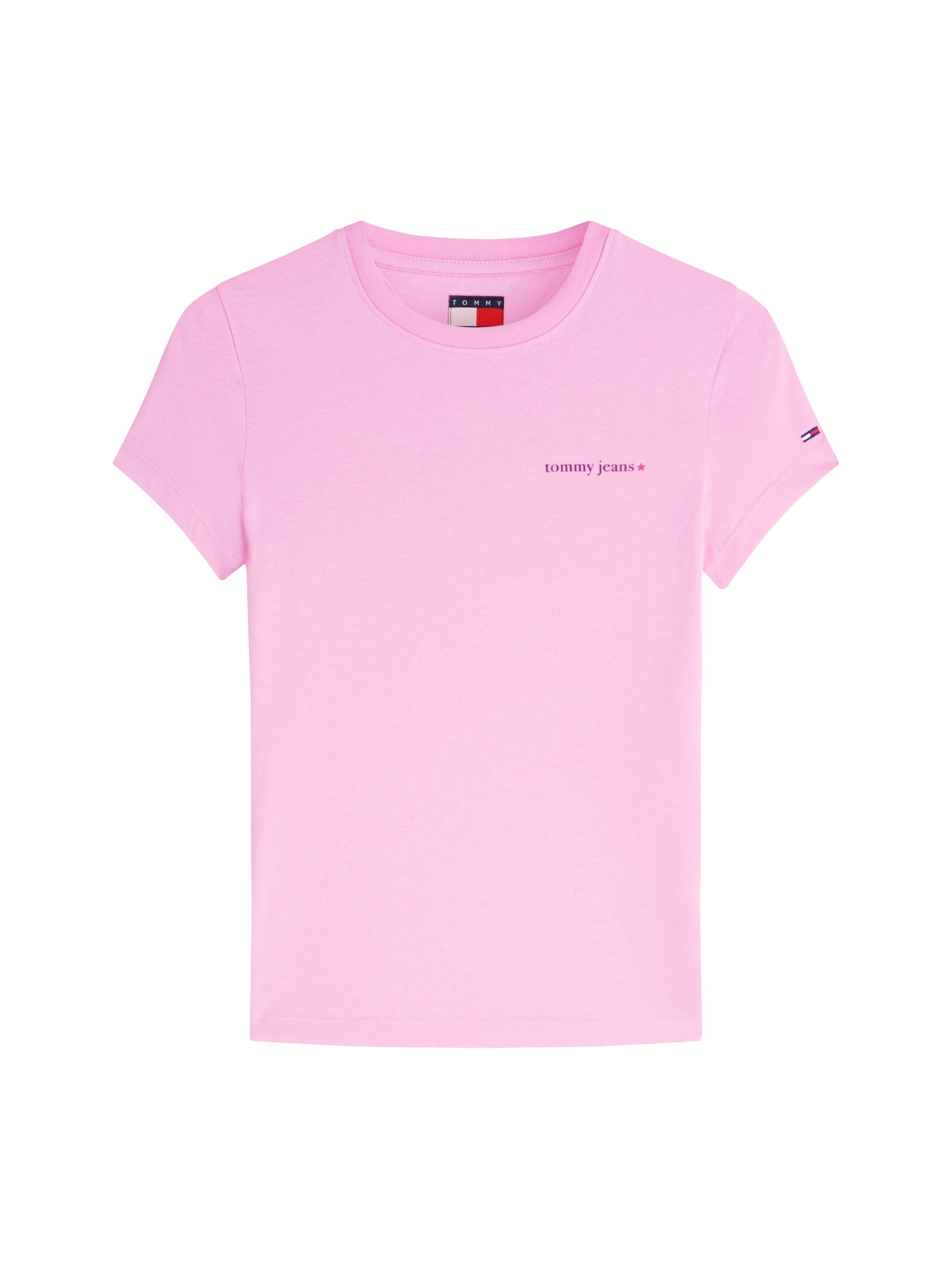 Tommy Jeans T-Shirt TJW SLIM ESS LOGO 1 SS TEE EXT Baumwolle, slim fit – Bild 5 von 5