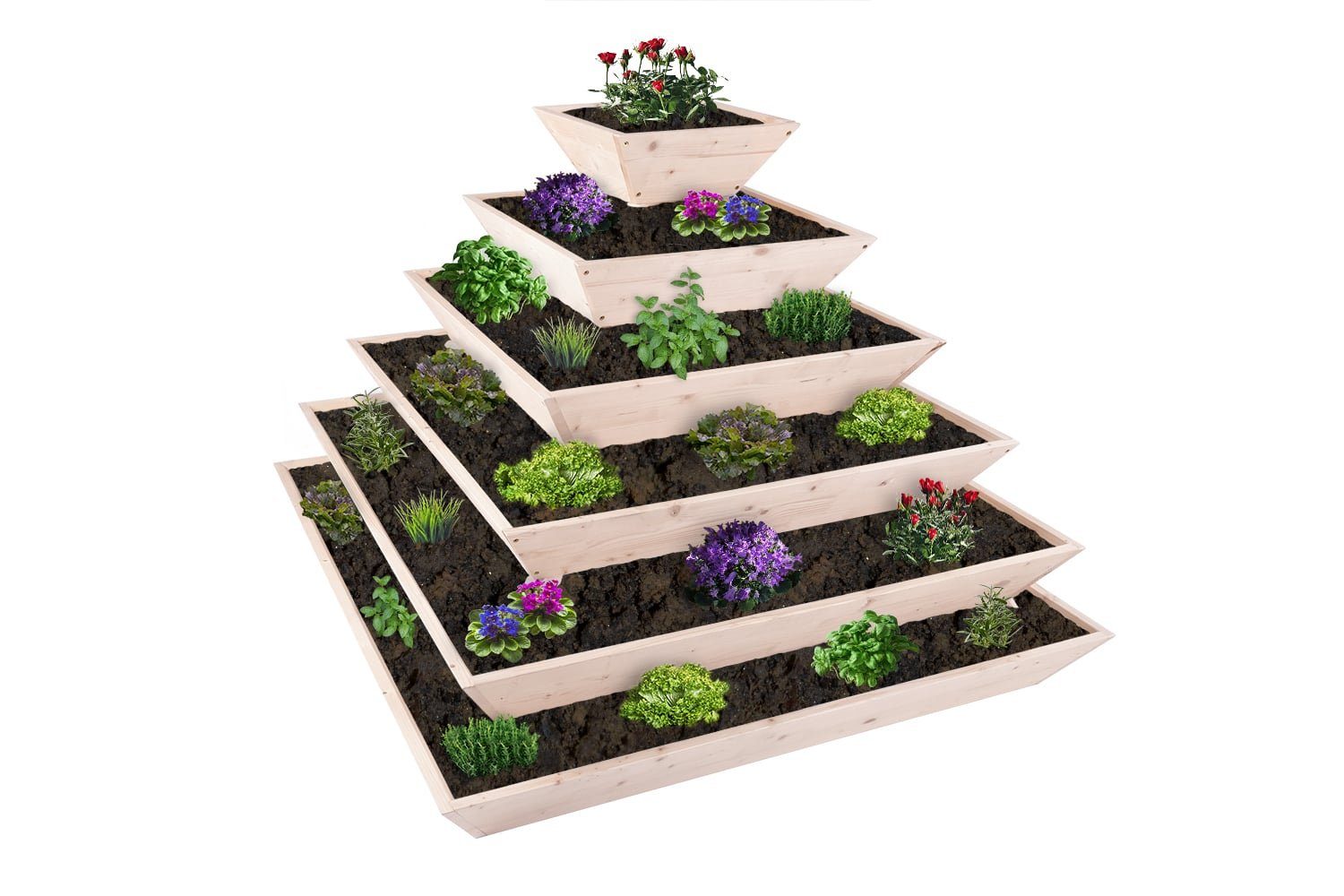empasa Hochbeet "CLEO", 6 unterschiedliche Höhen