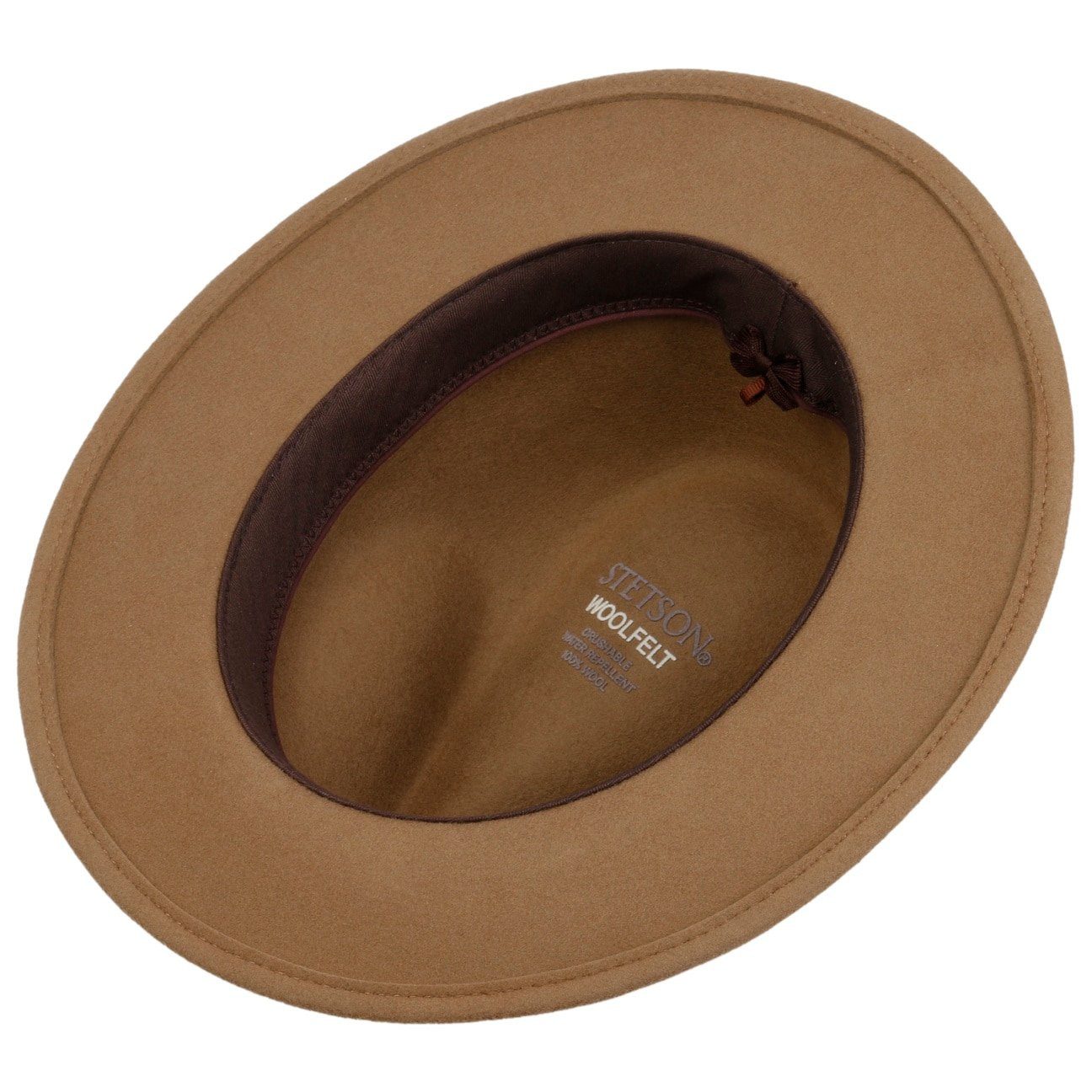 Stetson Filzhut (1-St) Wollfilzhut mit Lederband