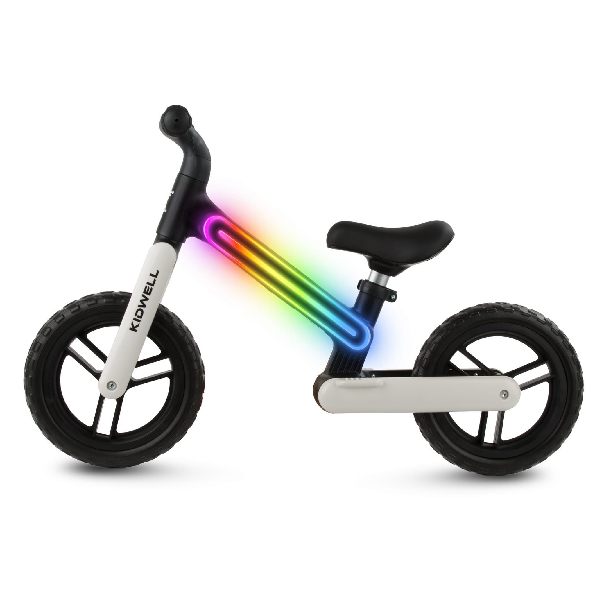 COIL Fahrrad-Laufrad Lauflernrad, Kinderlaufrad, Rutscher, Balance Bike, Nylonrahmen mit LED-Licht, EVA-Reifen, Gewicht: 3,05 kg