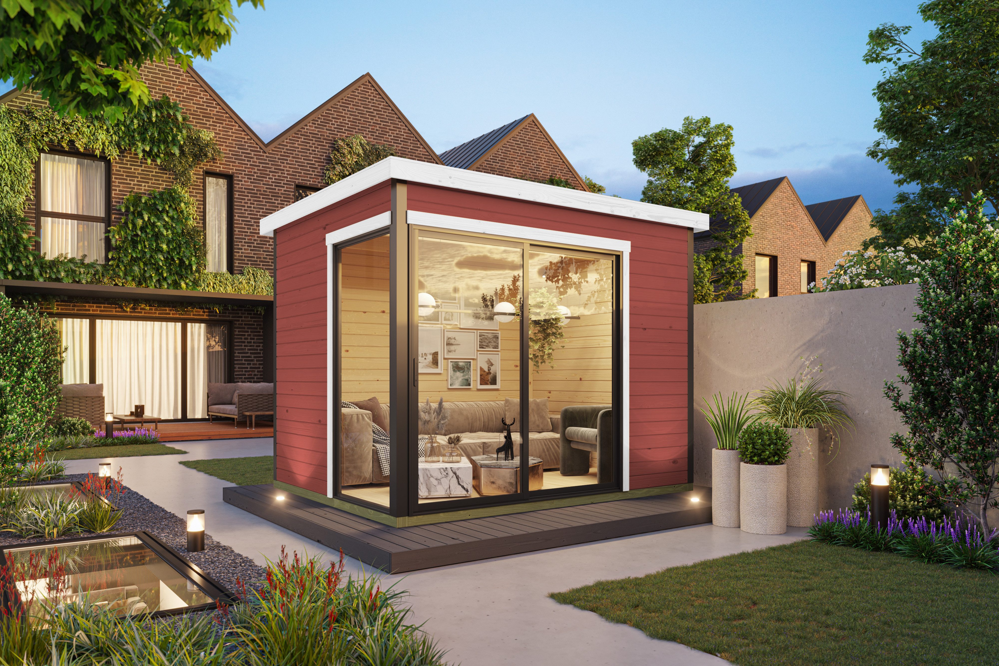 Nordic Holz Gartenhaus AUSTIN 1, BxT: 319,6x259,6 cm