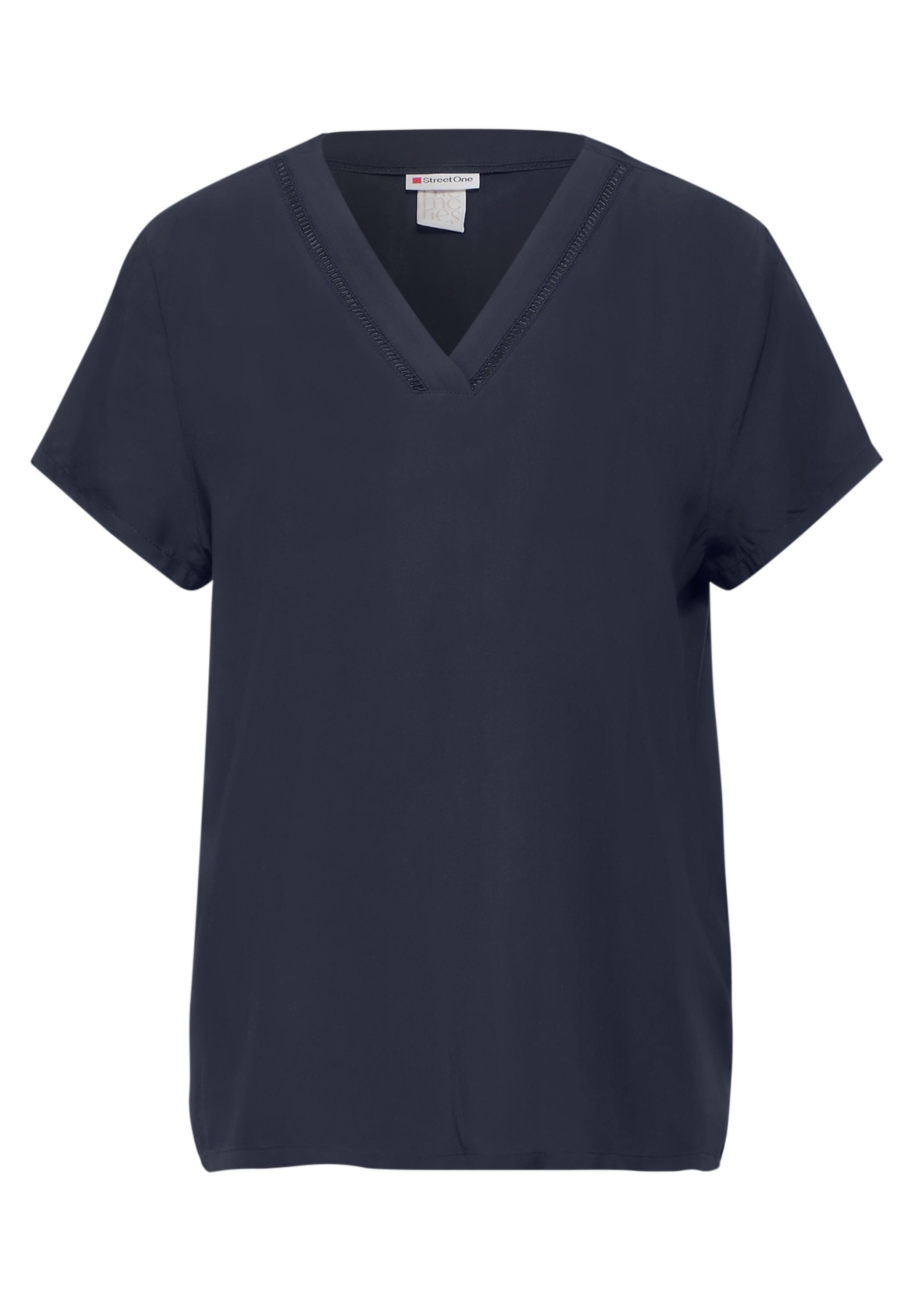 STREET ONE Kurzarmbluse - Tunika Bluse kurzarm - Für jeden Anlas günstig online kaufen