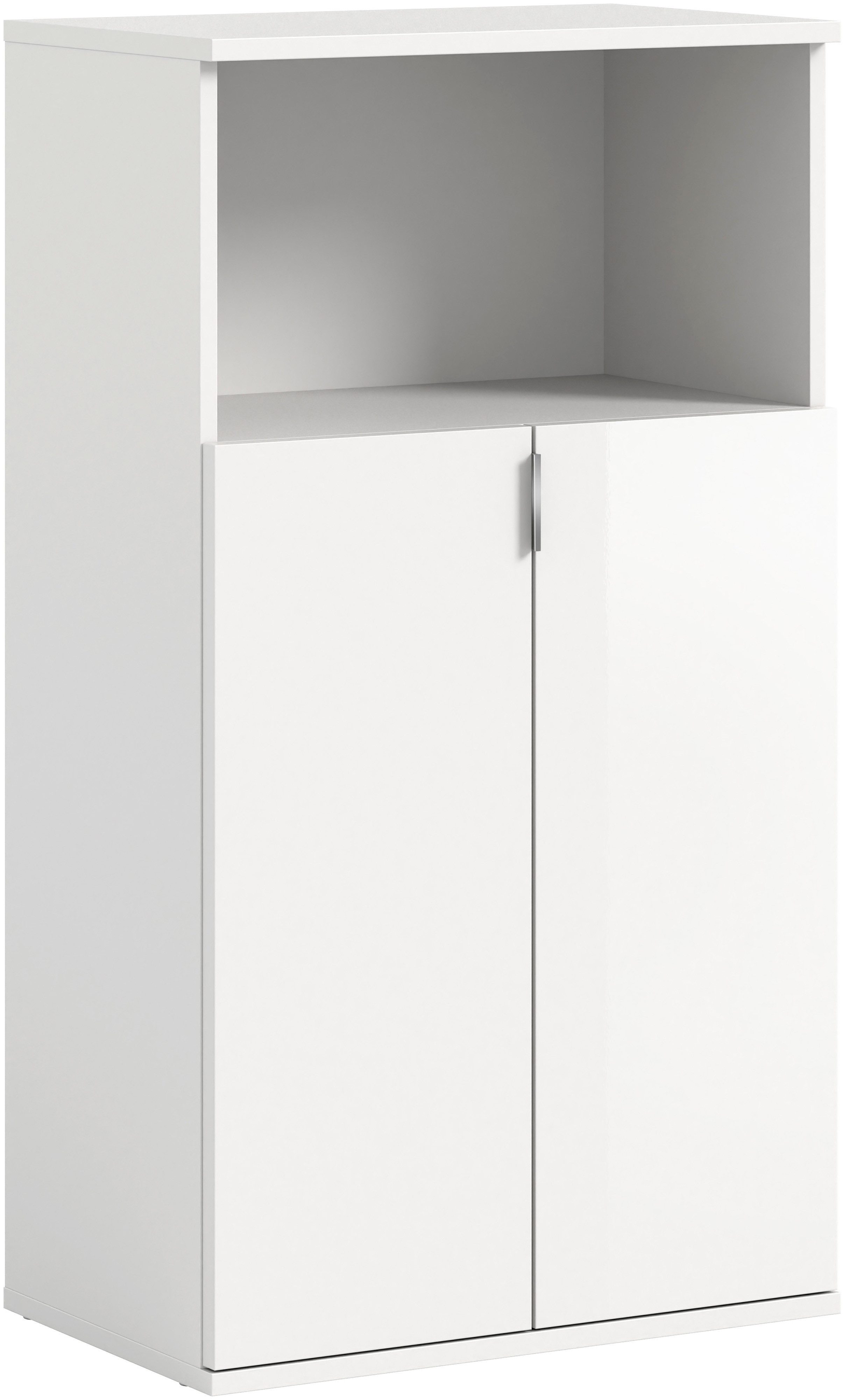 Home affaire Schuhschrank Trondheim Schuhschrank, Höhe 110 cm, (1-St) hochglanz, für ca. 12 Paar Schuhe, 3 Einlegeböden, Schuhschrank,Flur
