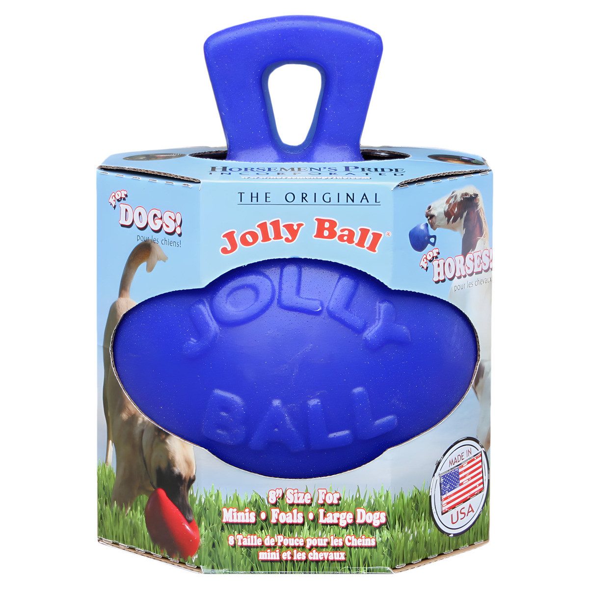 Holland Animal Care Tierball Pferd Spielball Dual blau