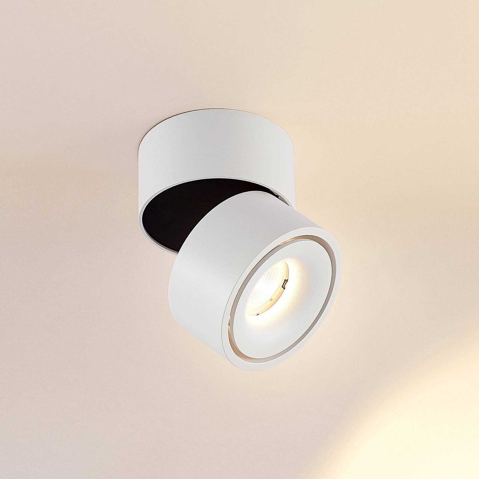 Arcchio LED Einbaustrahler Rotari, dimmbar, Leuchtmittel, weiß, verbaut, fest inkl. Deckenleuchte Aluminium, 1 Modern, warmweiß, LED-Leuchtmittel flammig