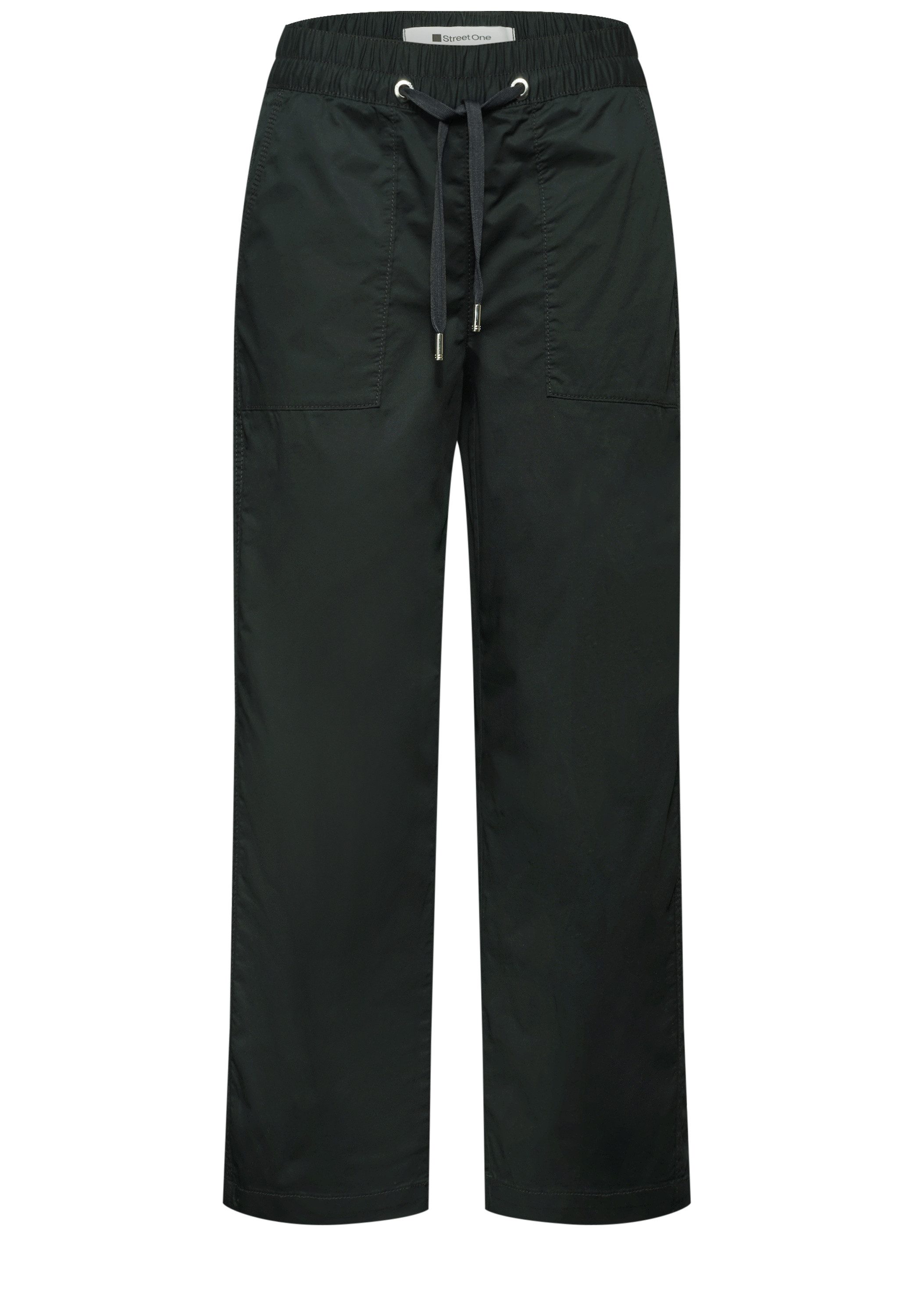 STREET ONE Paperbag-Hose mit elastischem Bund