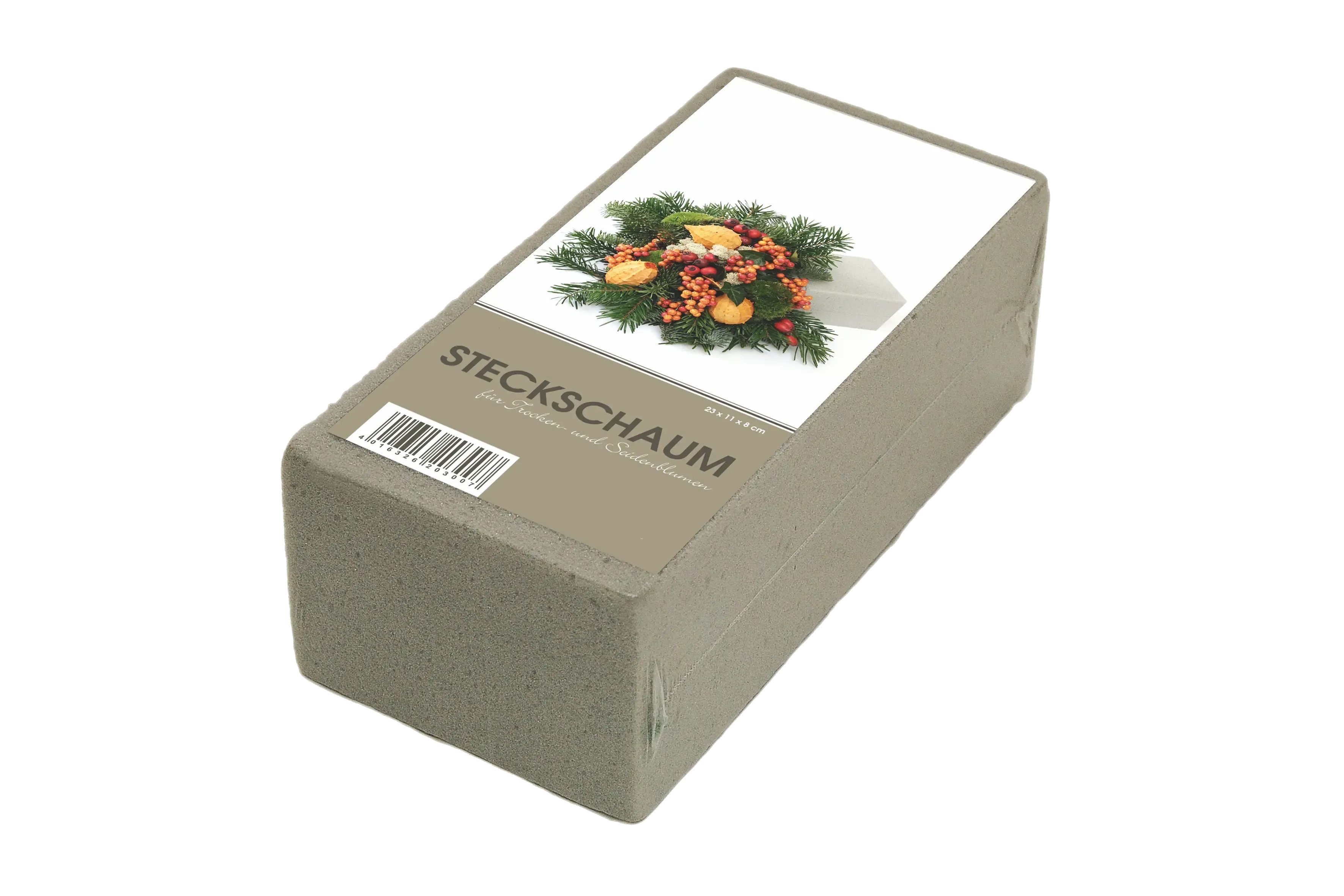 Kunstpflanze Trockensteckmasse, Trockenschaumziegel für Kunstblumen, aplanta