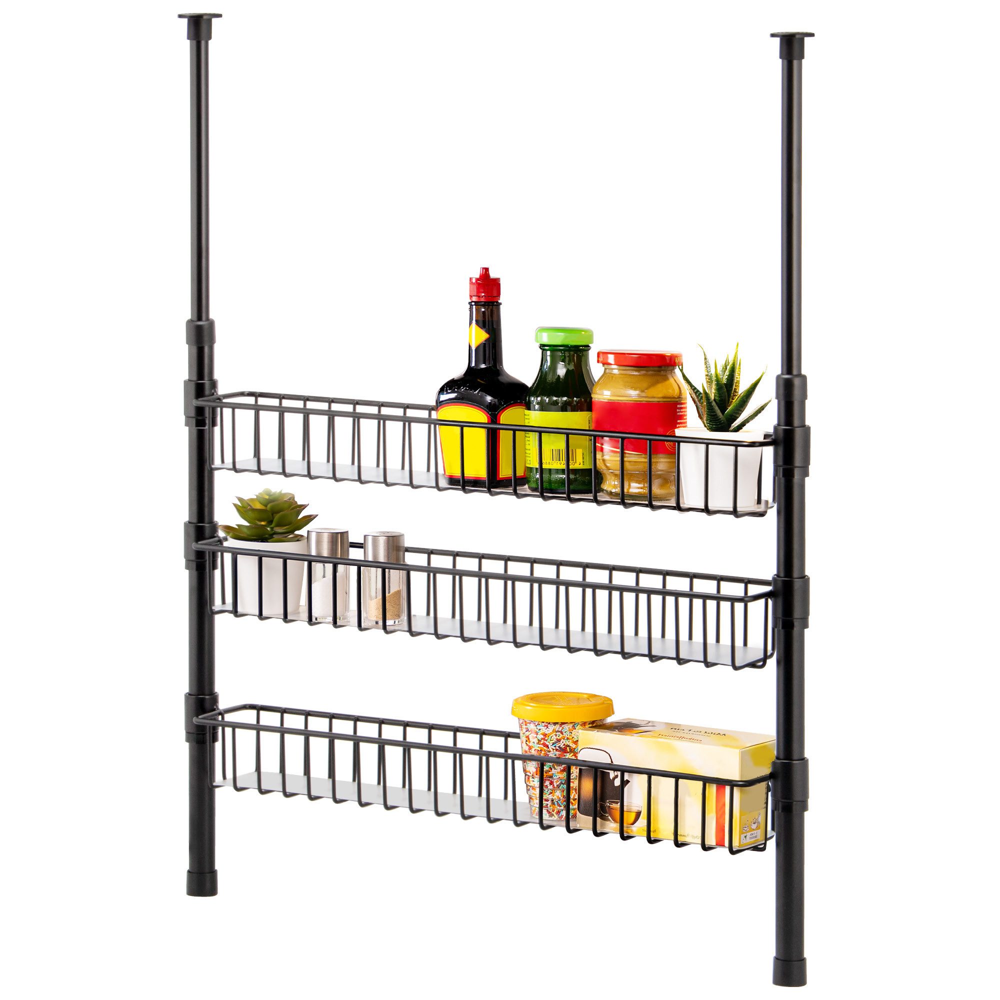 bremermann Küchenregal Teleskop-Gewürzregal, Teleskopregal mit 3 günstig online kaufen