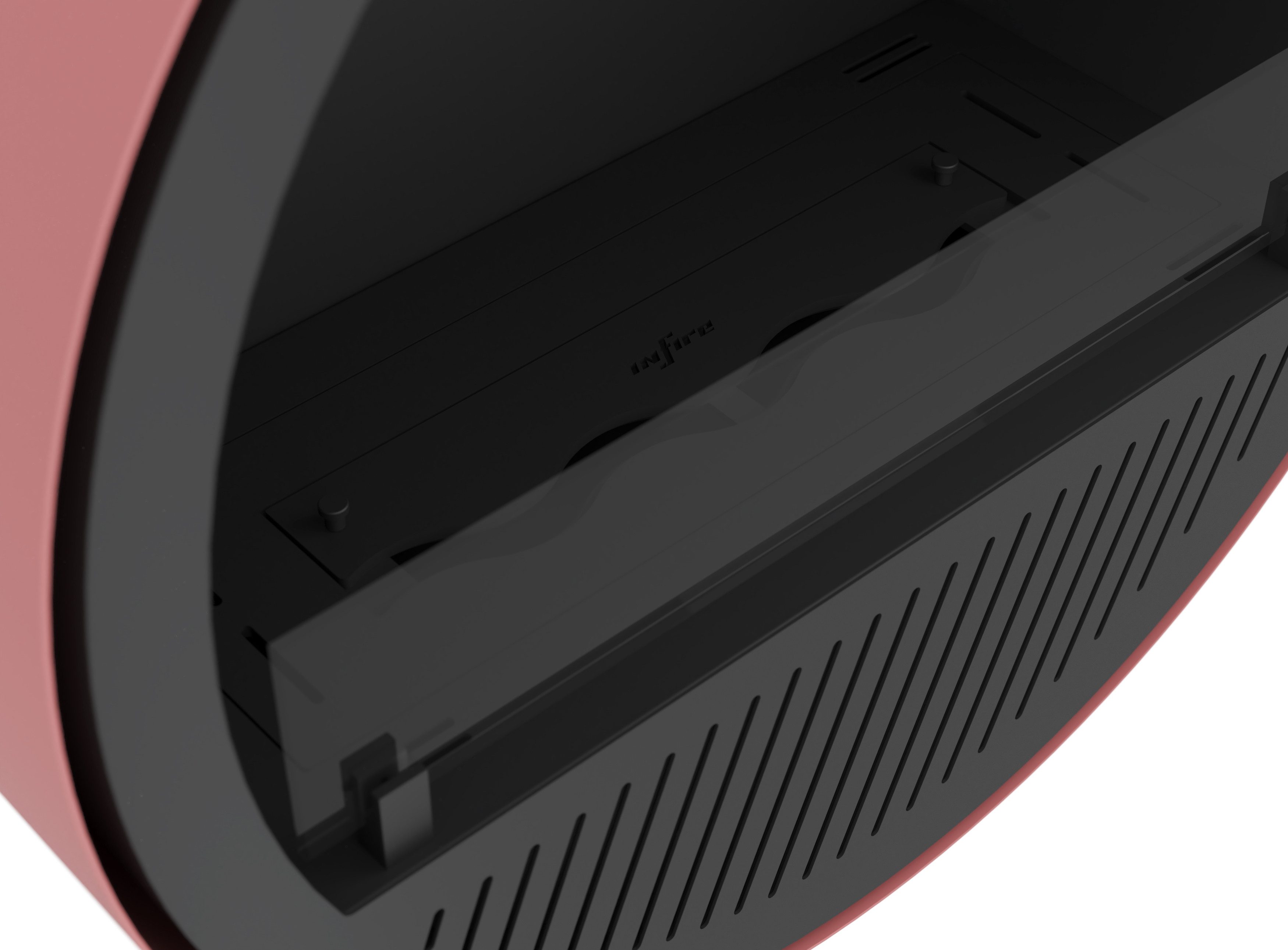 Infire Echtfeuer-Dekokamin Incyrcle Slim Ethanolkamin, bis 2 KW Heizleistung, TÜV zertifiziert