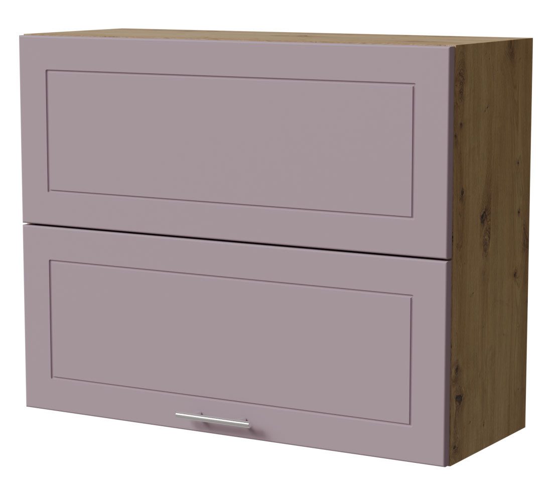 RAL 4009 pastellviolett matt | Korpus: Eiche Artisan
