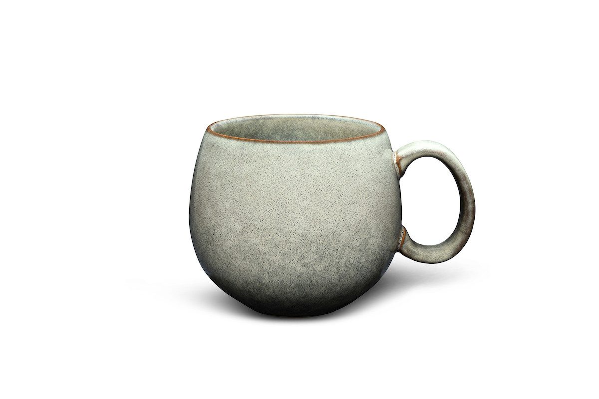 MAOCI teaware for your life Tasse Jumbotasse grau melange Keramik 0,5 L, 1-tlg.