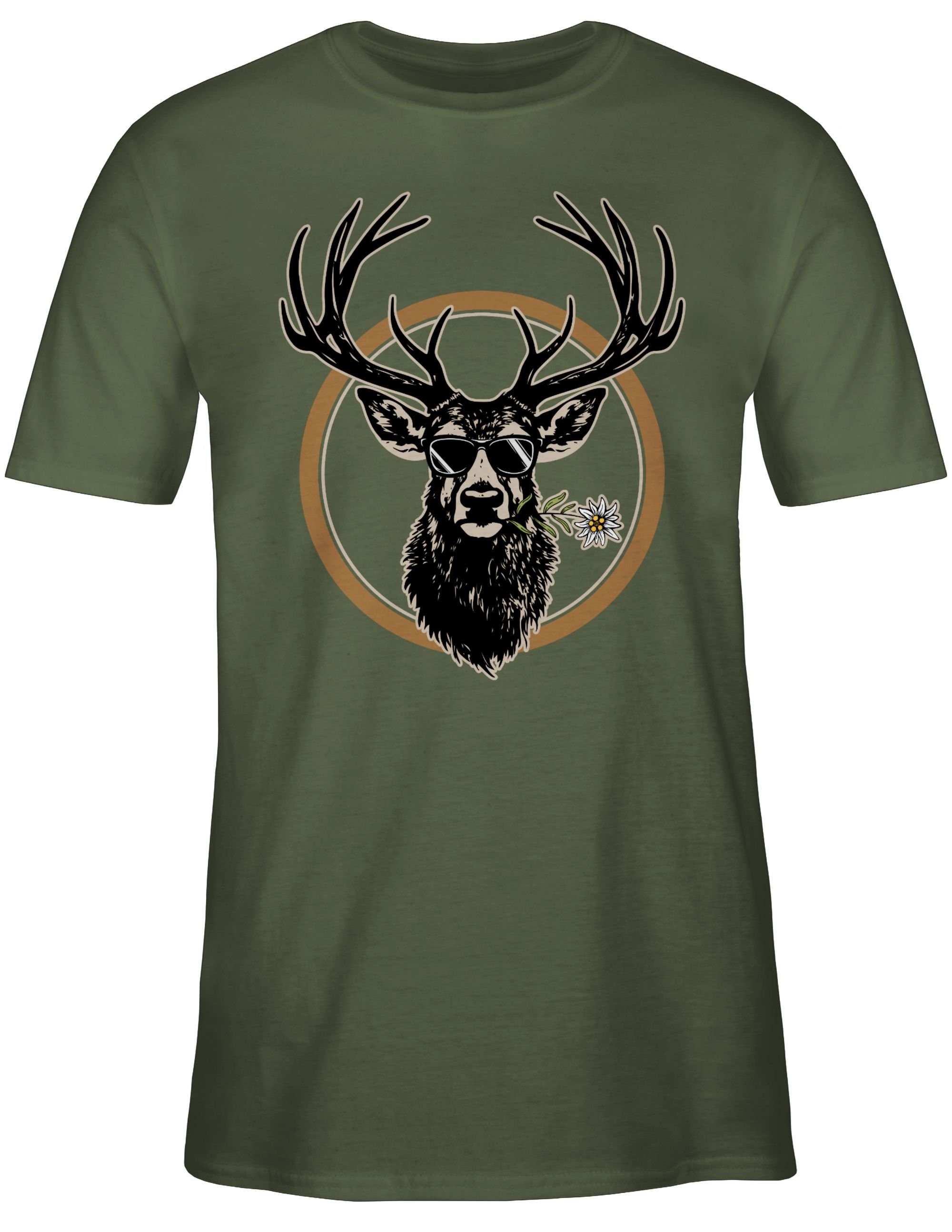 Shirtracer T-Shirt Cooler Hirsch Hirschgeweih Jäger günstig online kaufen