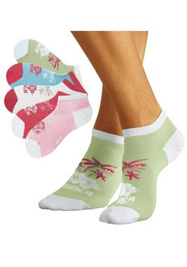 H.I.S Sneakersocken (Set, 5-Paar) im farbenfrohen Hawaii Design