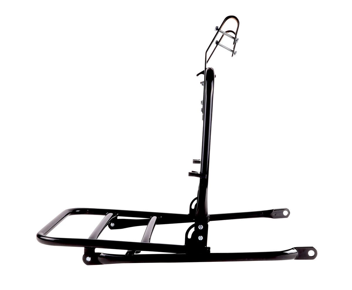 Lastpak Fahrrad-Gepäckträger Vorderrad Transportgepäckträger 31 29 5 33 cm Stahl schwarz
