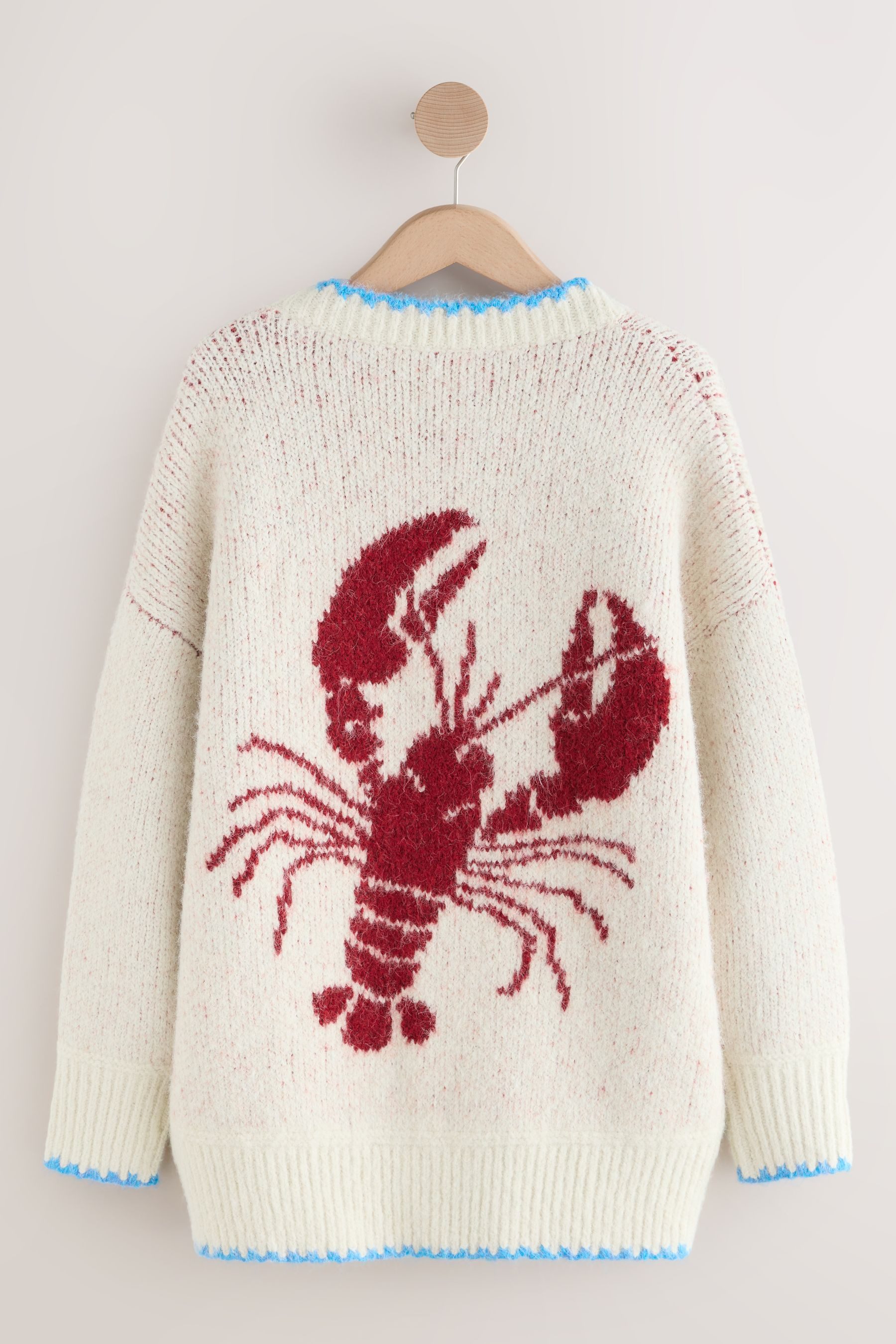 Next Strickjacke Strickjacke mit Knöpfen, Hummer (1-tlg) günstig online kaufen