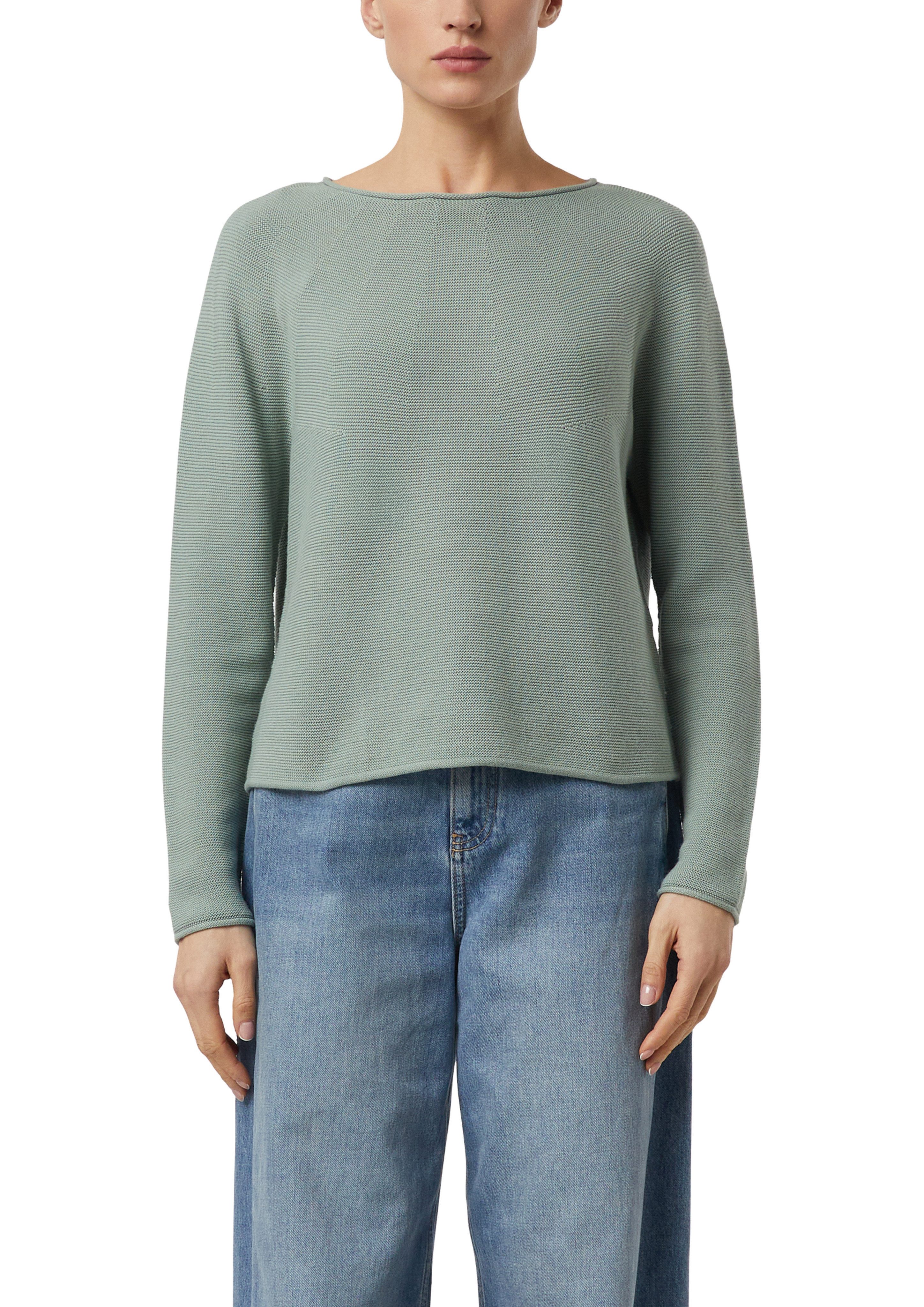 comma Strickpullover mit feinem Struktur-Muster