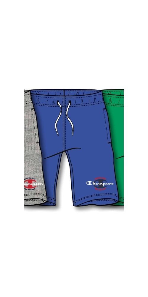 Bermudas Freizeithose (Baumwolle) mit Graphic Print kurz royalblau Jungen