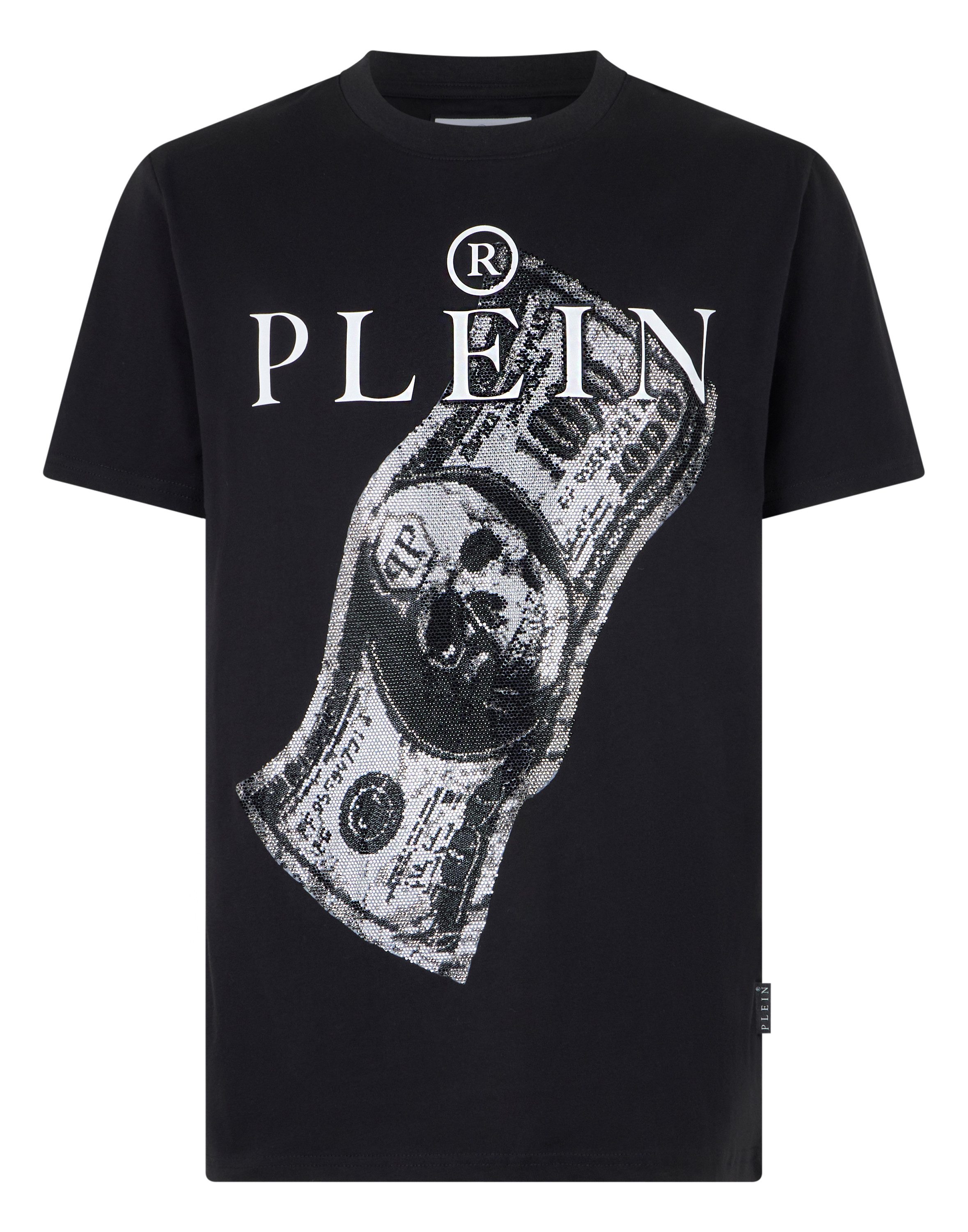 PHILIPP PLEIN T-Shirt Skull Mit Schmucksteinen