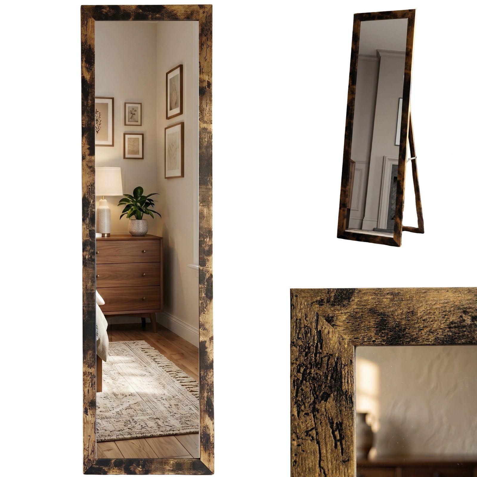 SCENA LIVING Standspiegel Stehspiegel HAVLYS, 127 x 37 cm – Bild 4 von 5