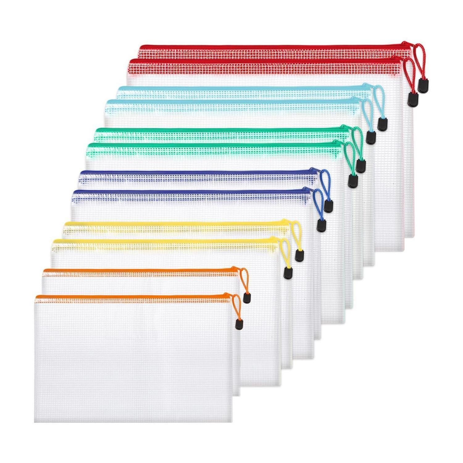 LuxusKollektion Organisationsmappe Dokumententaschen Set 12Stk 6Gr, Mehrfarbig (12-St)
