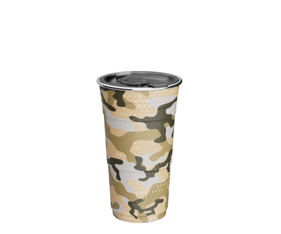 WYLD GEAR Thermoflasche Wyld Gear WYLD CUP 16 OZ (473 ml), Trinkbecher, 18/8 Edelstahl, desert, Isolierend