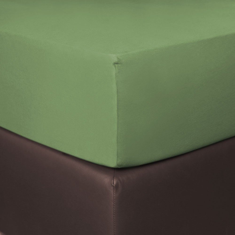 BETTWARENSHOP Spannbettlaken Boxspring, Jersey, Gummizug: Rundumgummi, günstig online kaufen