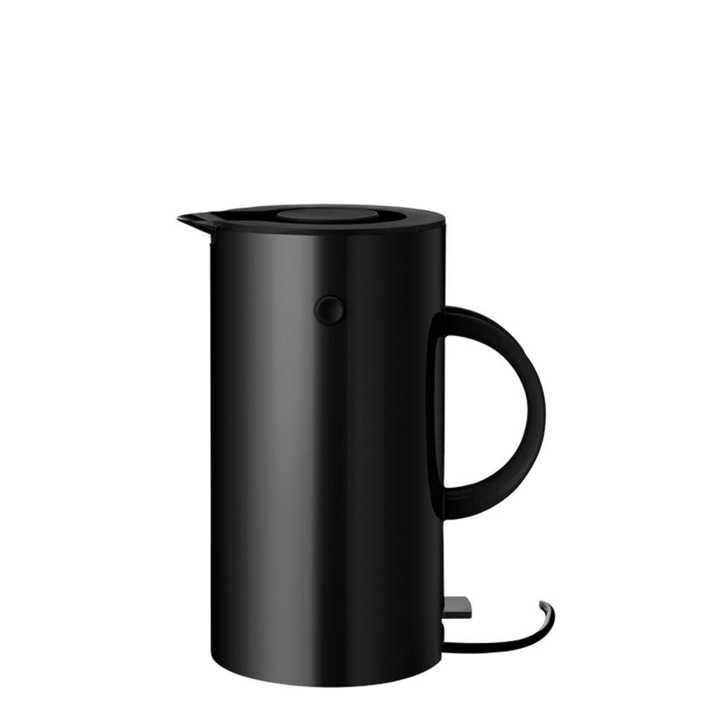 Stelton Wasserkocher EM77, 1,5 l, elegant, kabellos, elektrisch black