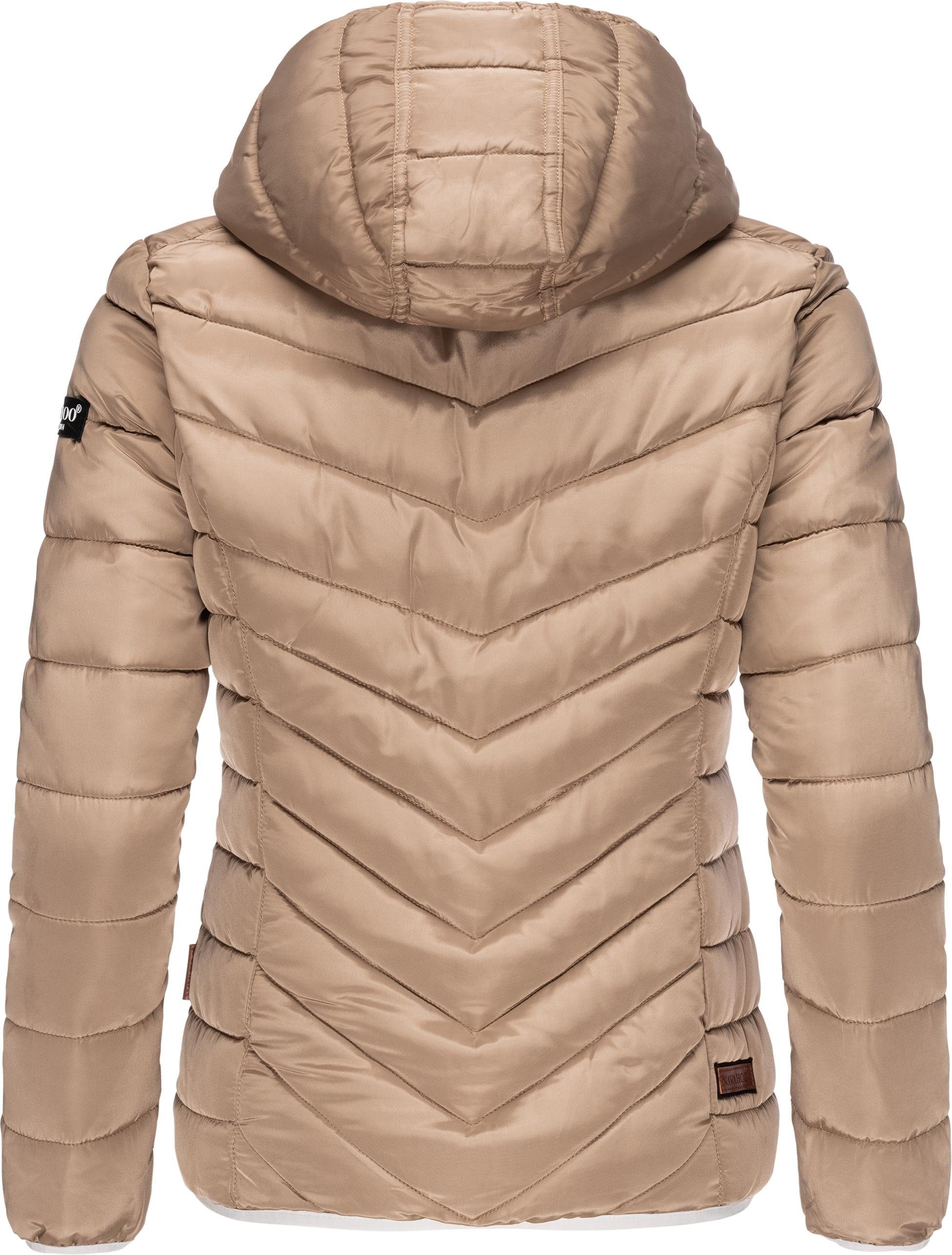 Navahoo Steppjacke Elva stylische Damen Winterjacke mit Kapuze