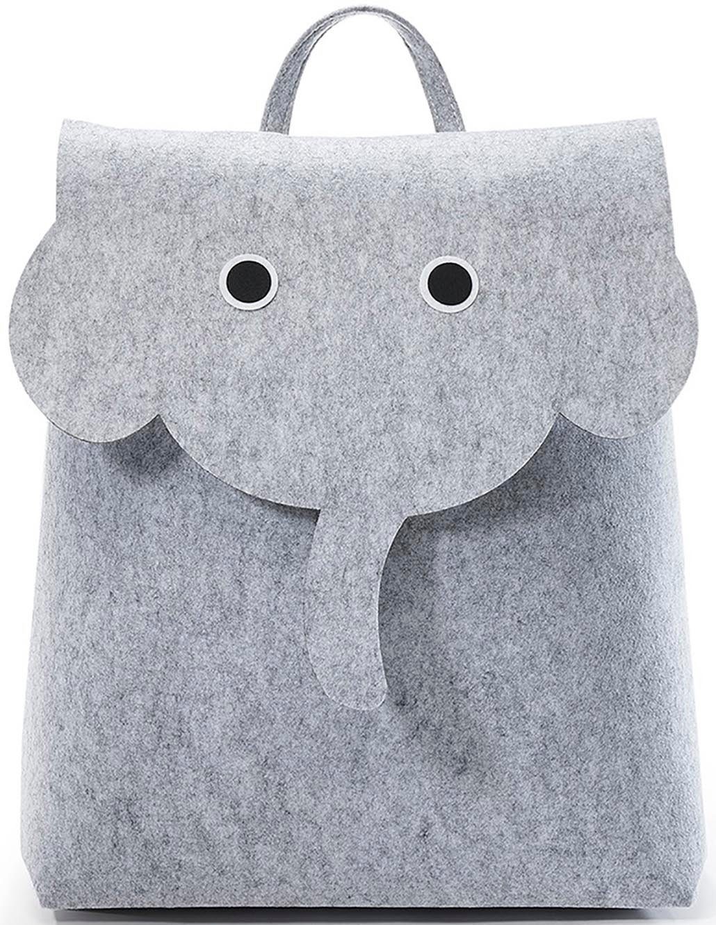 Kobolo Aufbewahrungskorb Tasche - Spielzeugkiste Filz - Wäschebehälter Elefant aus