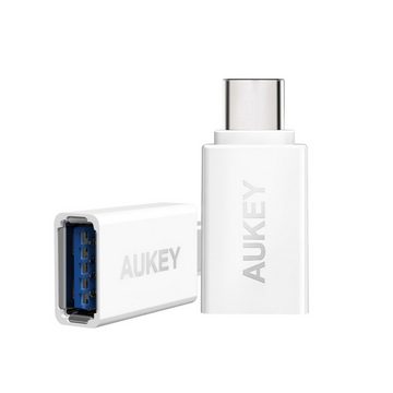 AUKEY CB-A1-Whi USB-Adapter, USB 3.0 A auf C Adapter (2er Pack)