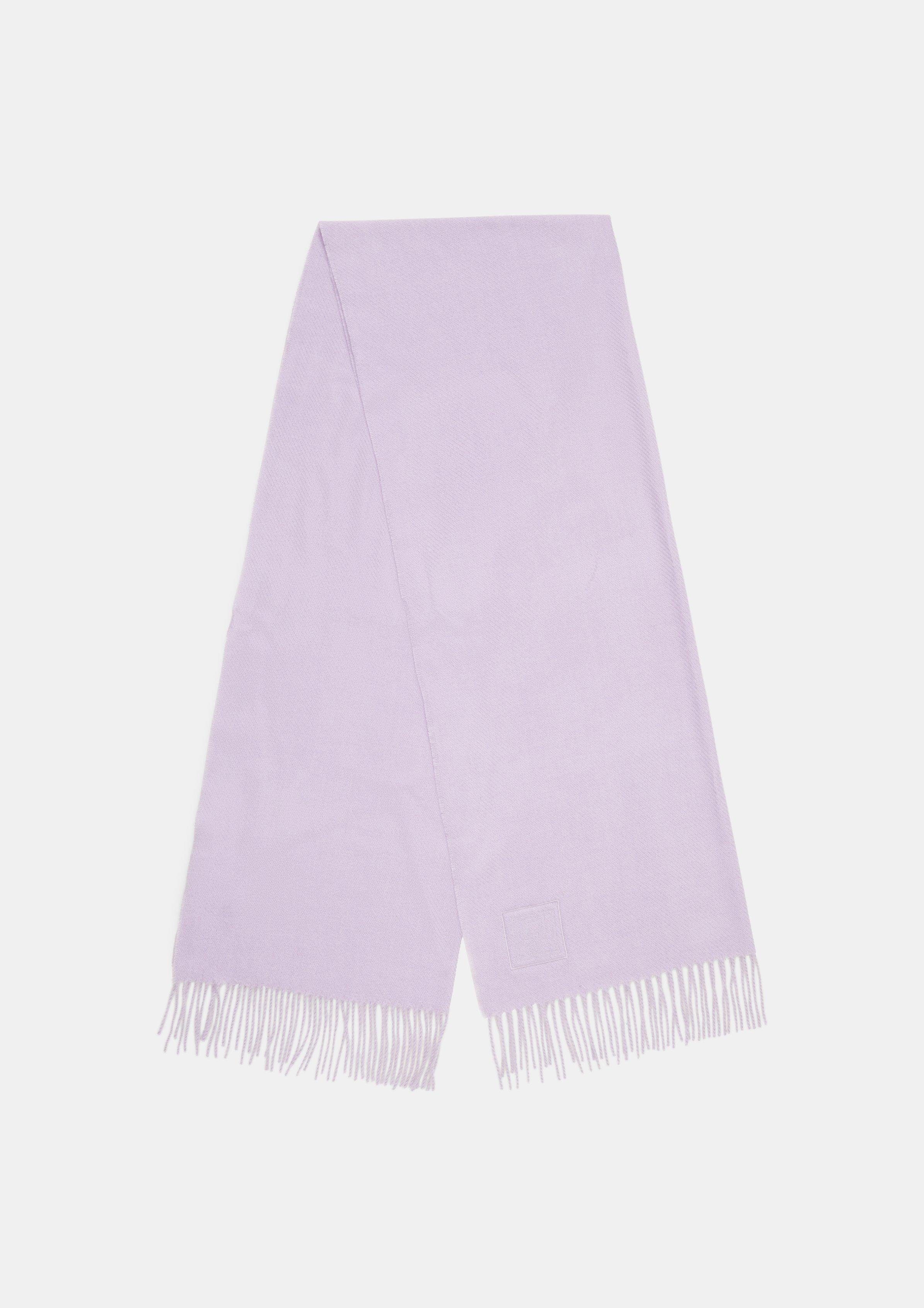 Wollmix, lavendel Halstuch aus Fransen Comma Schal