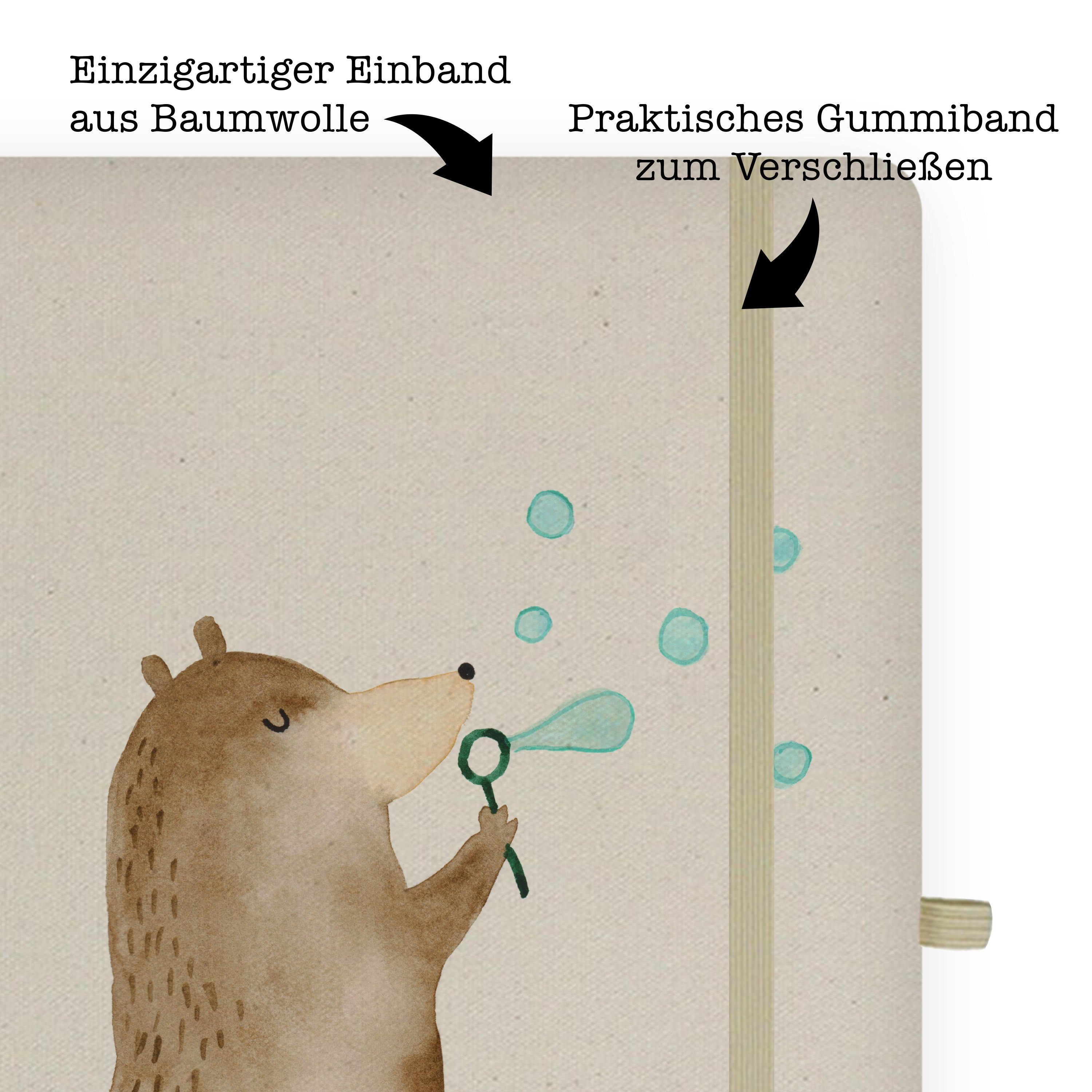 Mrs. Panda - Seifenblasen Transparent Notizbuch Mr. Mr. Lu Panda & & Teddy, Bär Bär Mrs. Geschenk, Seifenblasen -