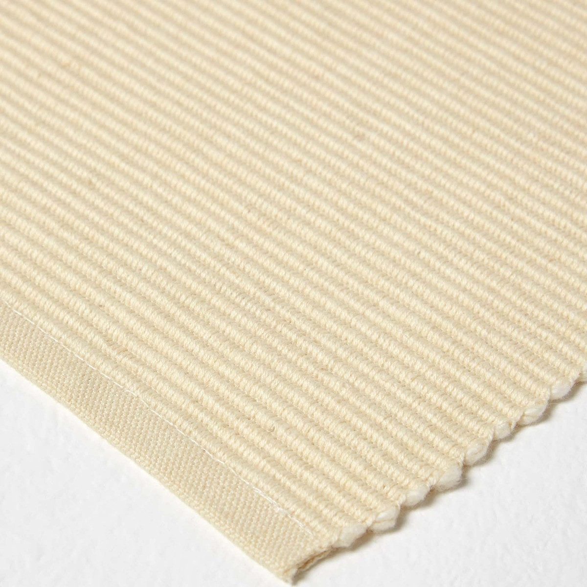 Homescapes Platzset Tischset creme im 2er-Set – 30 x 45 cm, 100% Baumwolle – Bild 3 von 5