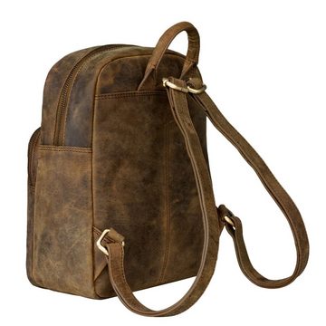 STILORD Cityrucksack "Alba" Kleiner Leder Rucksack Damen Vintage