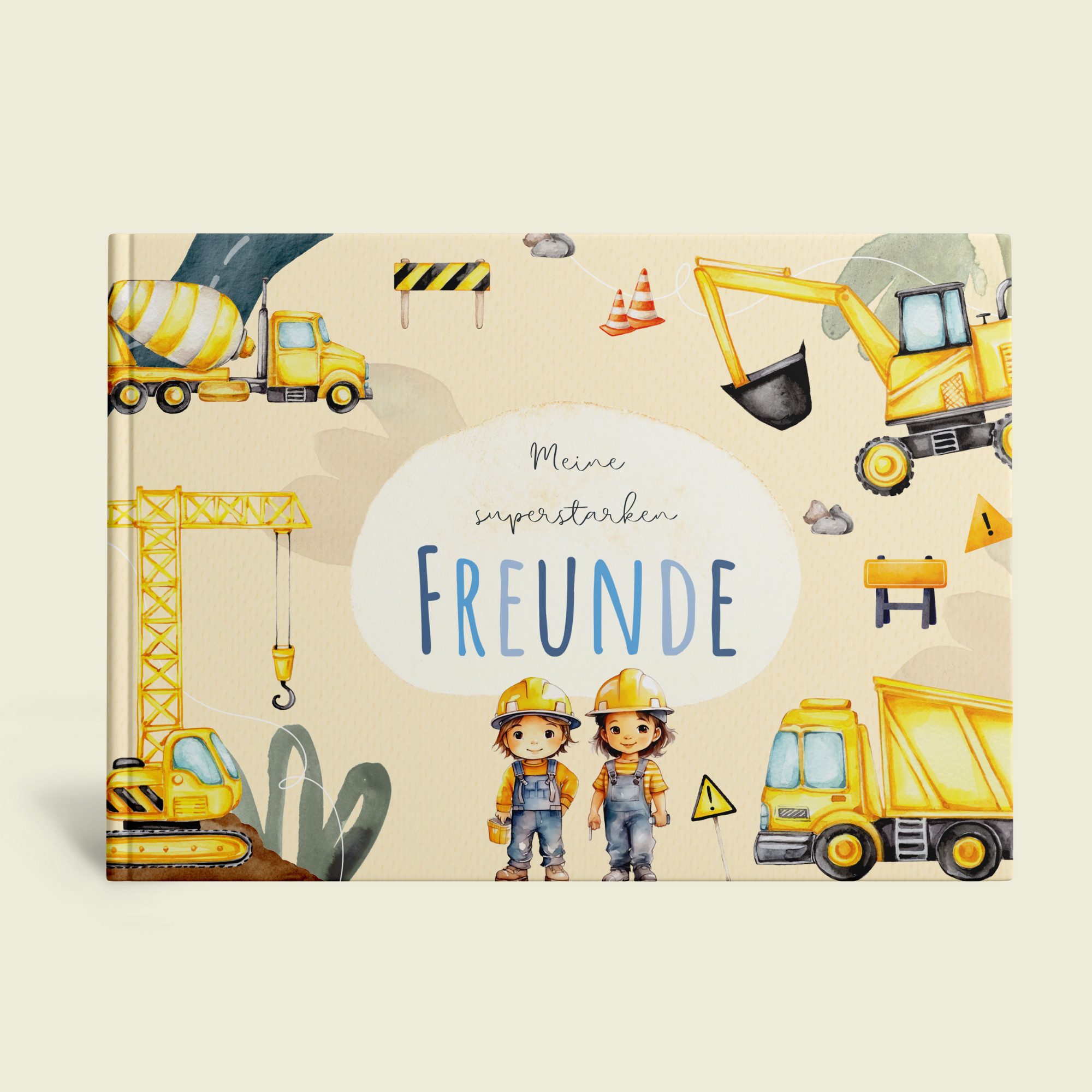 MeinBaby123® Tagebuch Freundebuch für Kinder, Freundschaftsalbum, Freundealbum Kindergarten und Schule, Freundschaftsbuch Hardcover