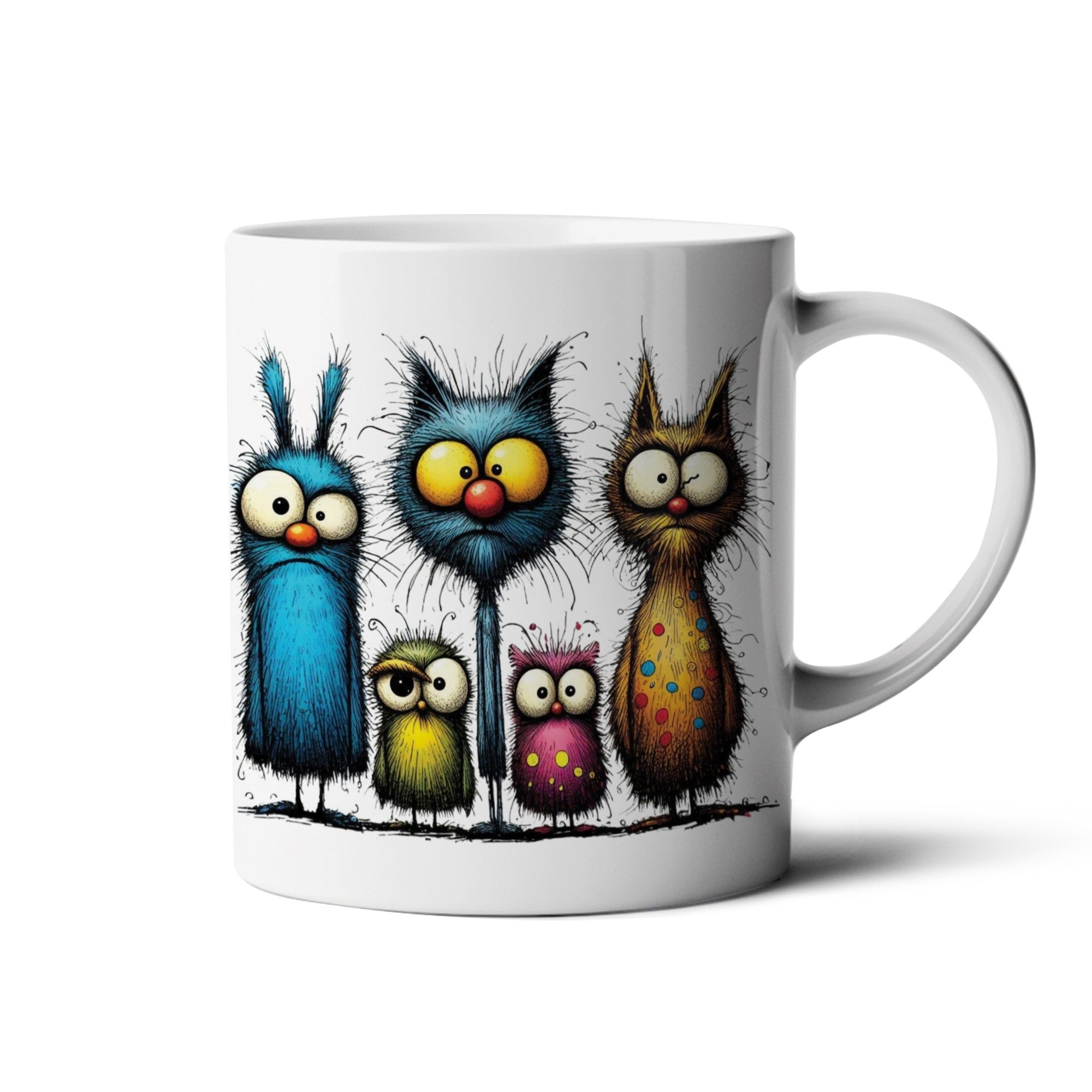 Hustling Sharks Tasse Hustling Sharks® Tasse mit Motiv - Frustriertes Gruppenfoto#2, 330 ml