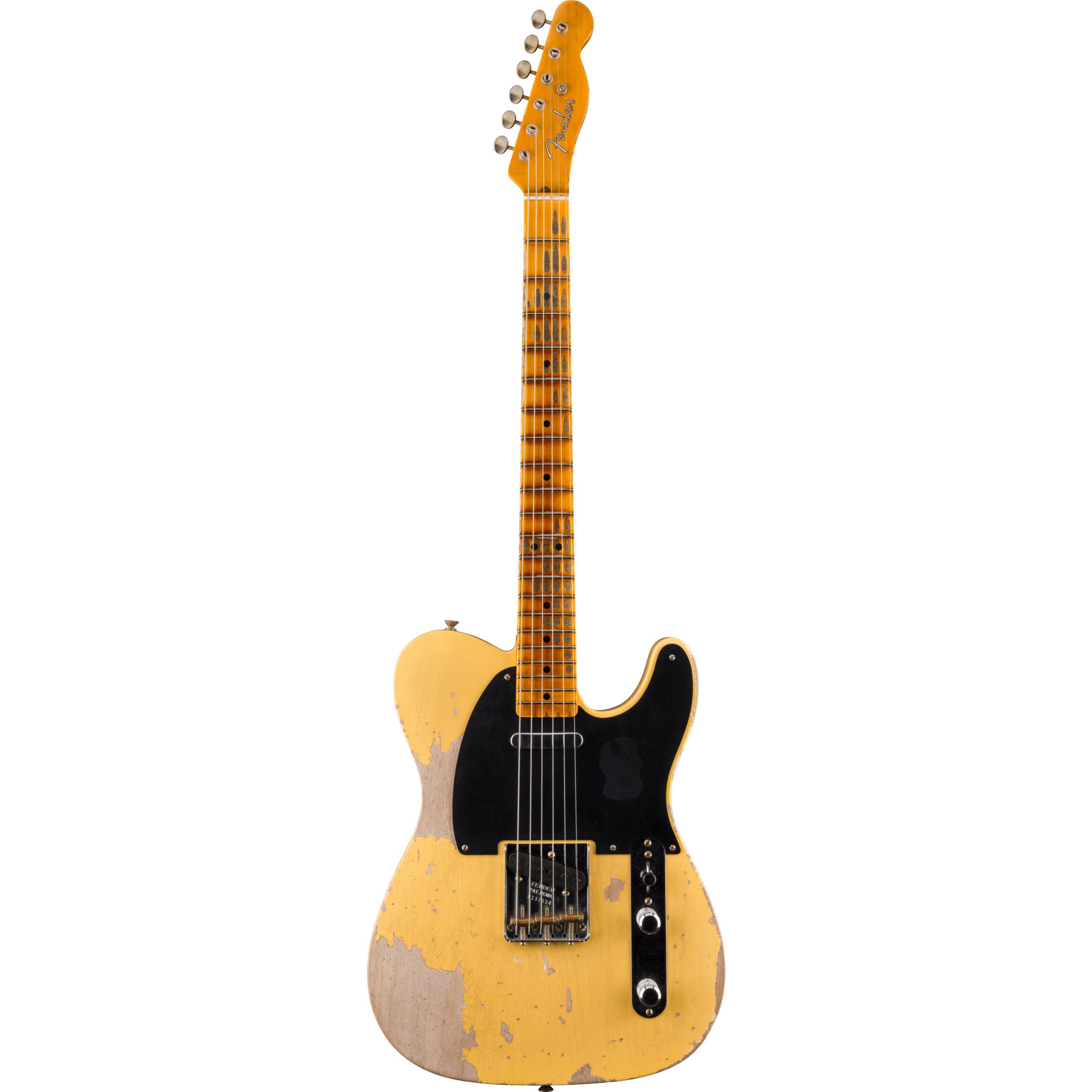 Fender E-Gitarre, 1951 Nocaster Heavy Relic Faded Aged Nocaster Blonde - Custom